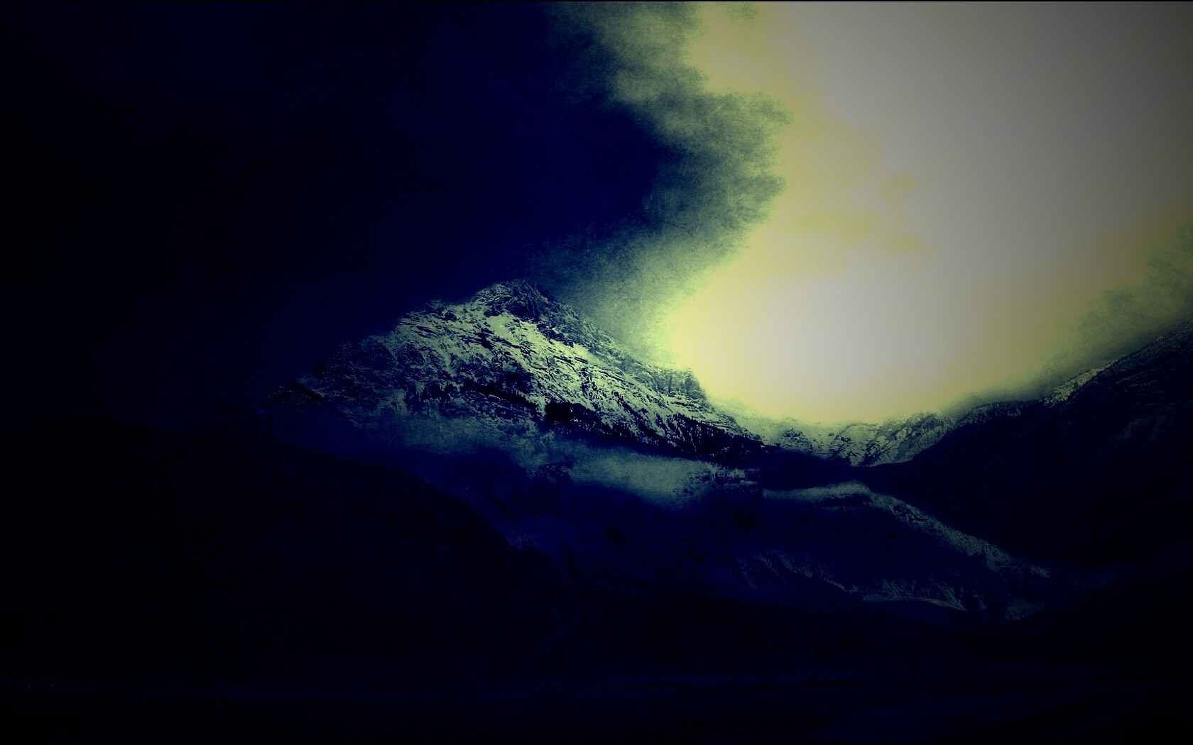 Ч/Б фото гор обои