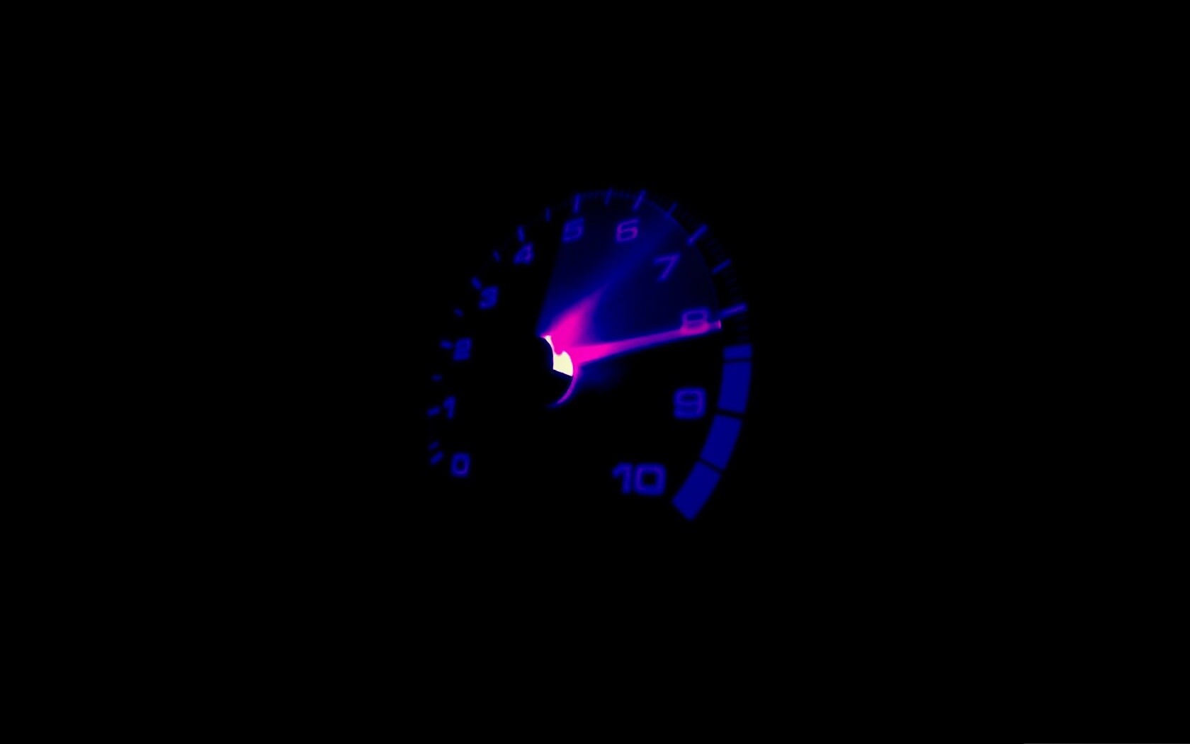 Стильный фиолетовый спидометр обои