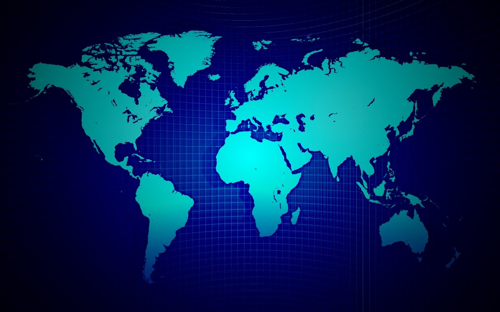 Цифровая карта мира обои