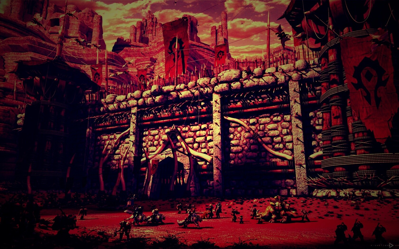 Крепость орков обои