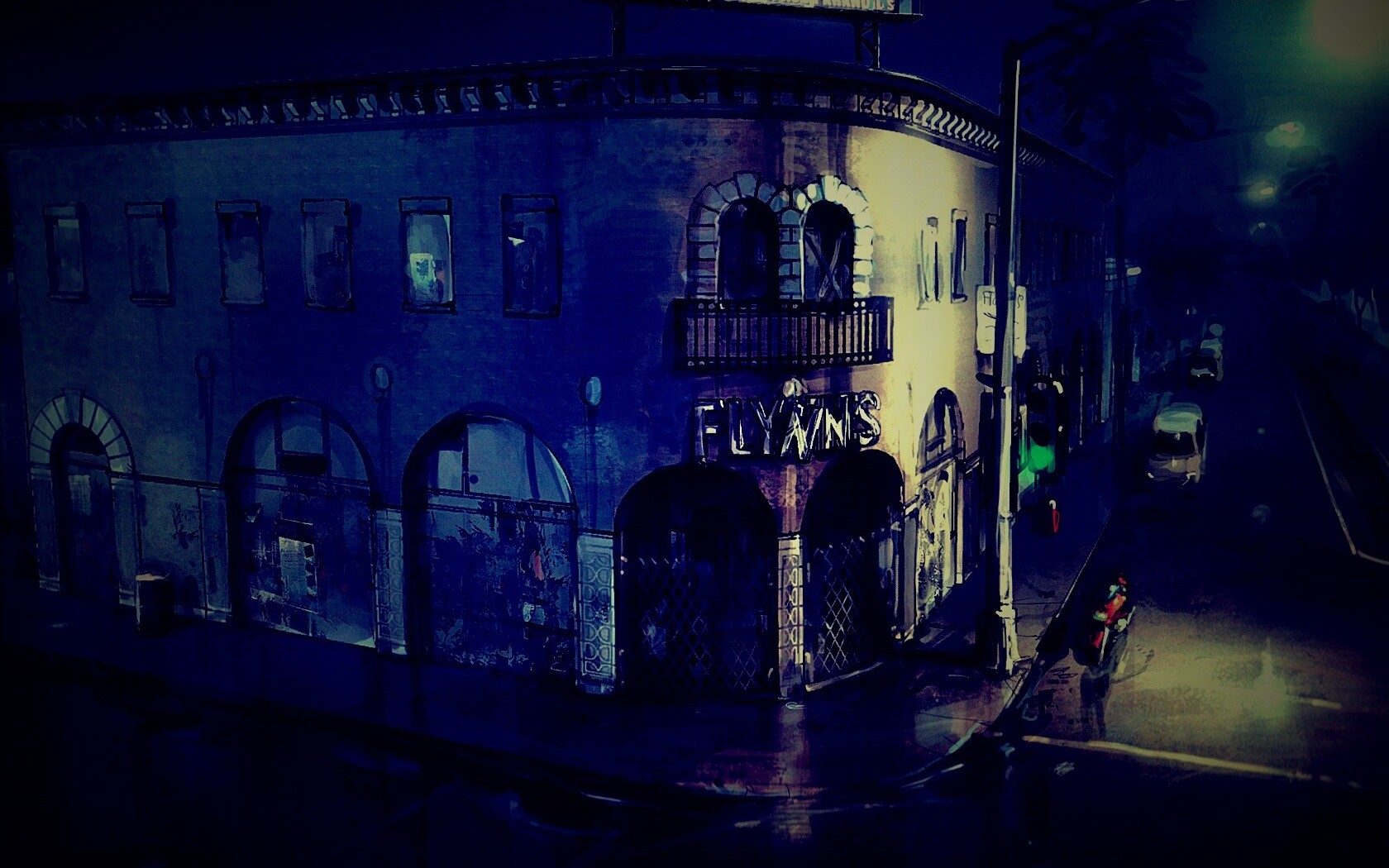 Зал игровых автоматов Флина обои