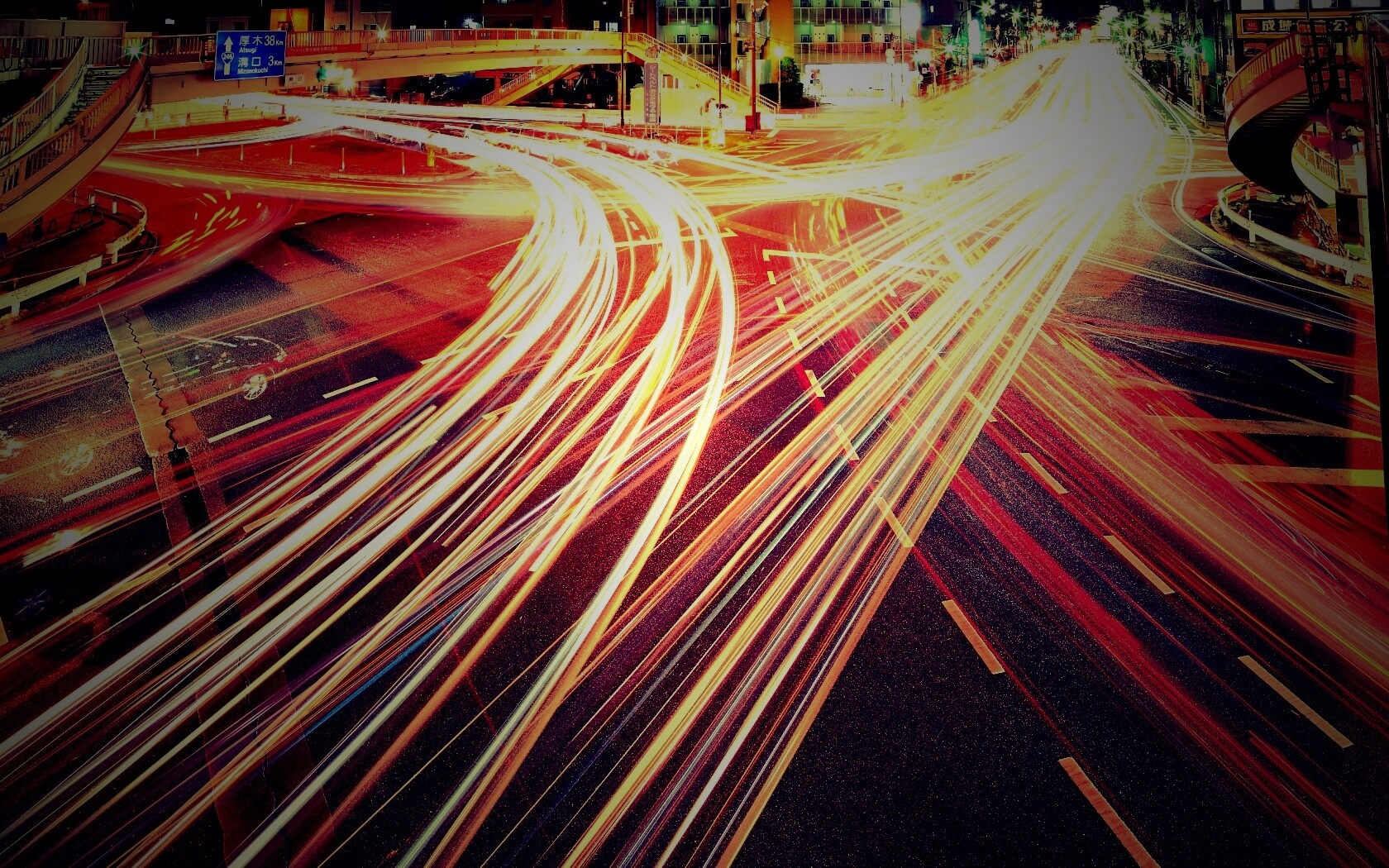 Ночная жизнь Токио обои