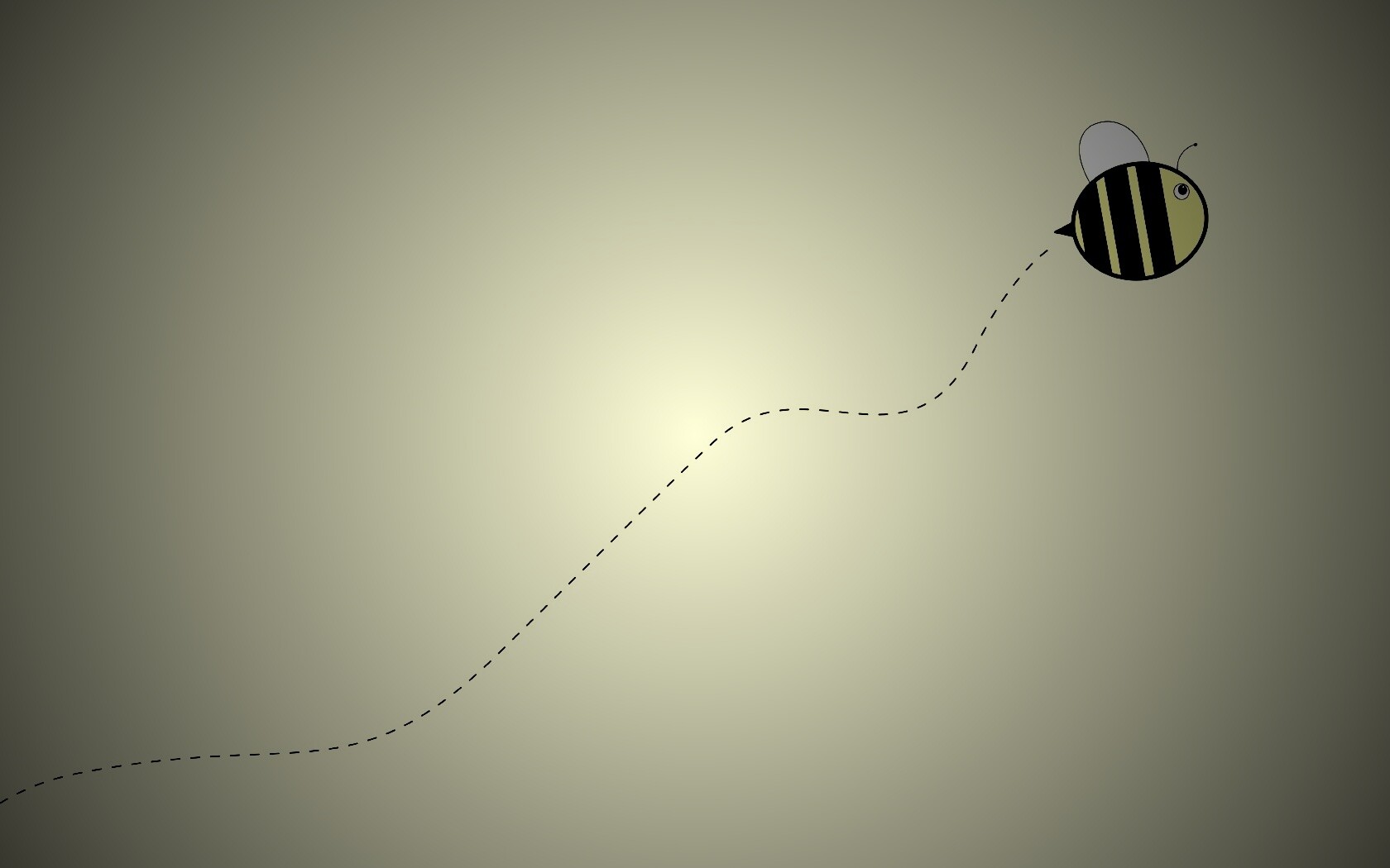 Минималистичная пчелка обои