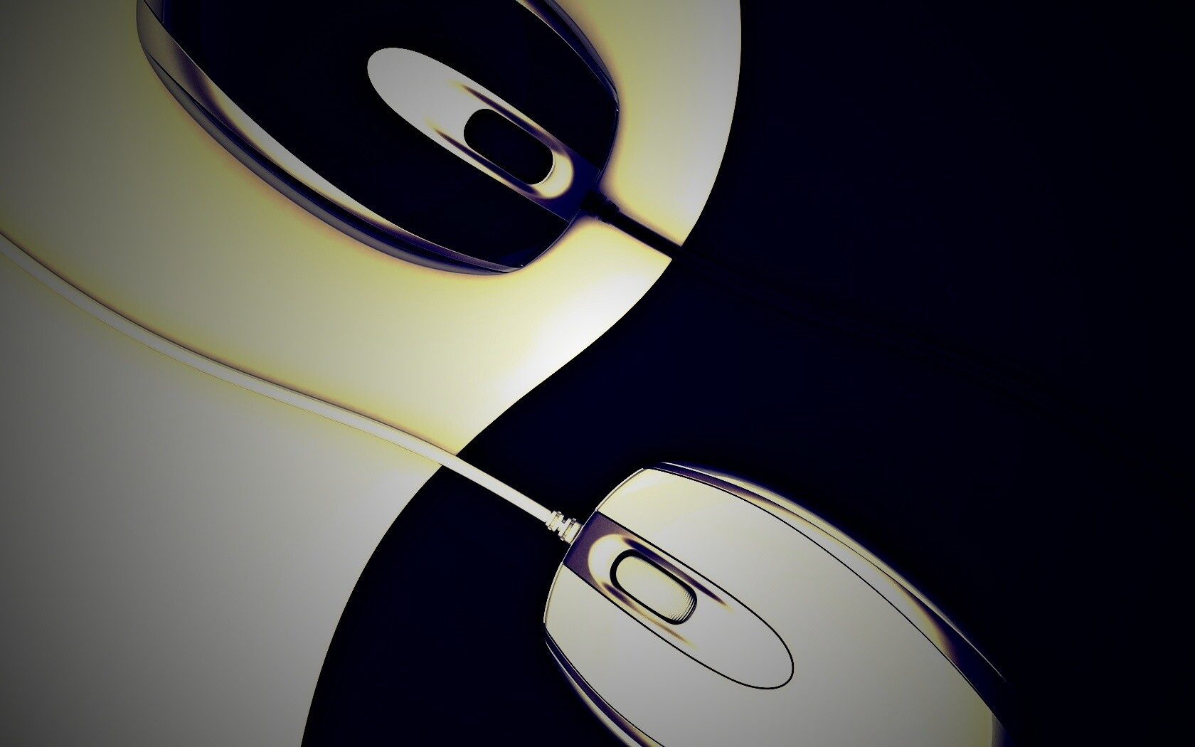 Инь Янь мышки обои