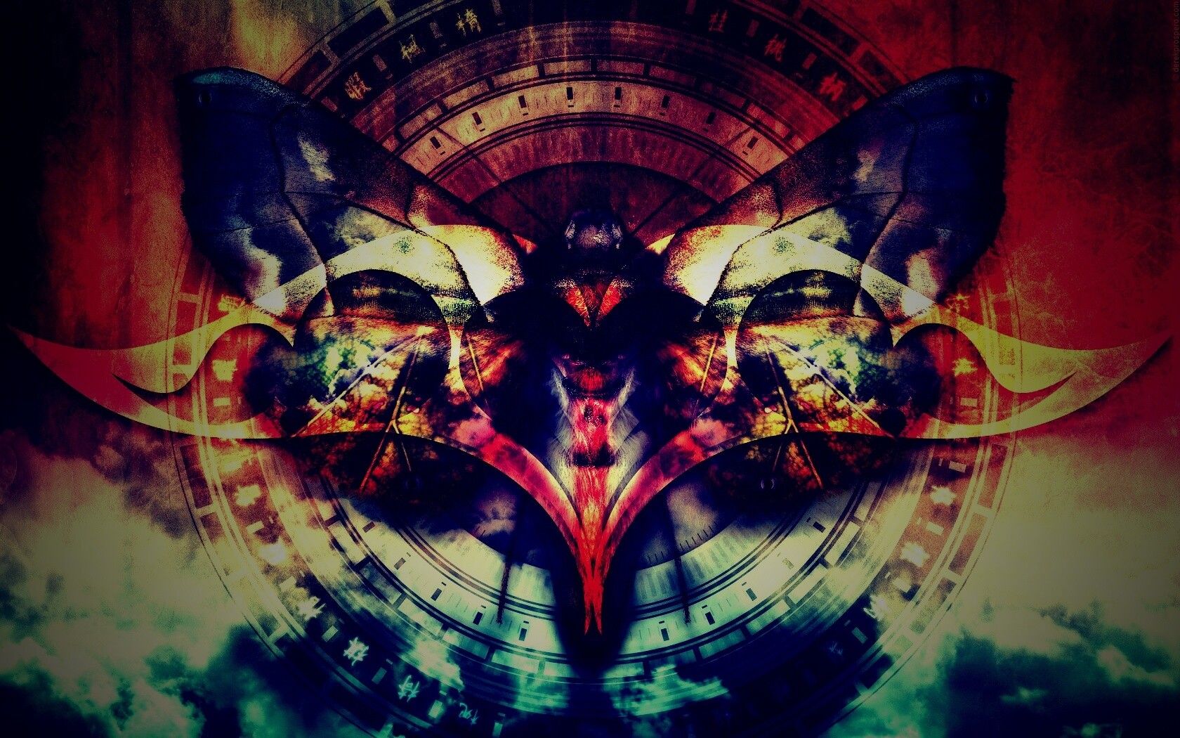 Красивая фэнтезийная бабочка обои