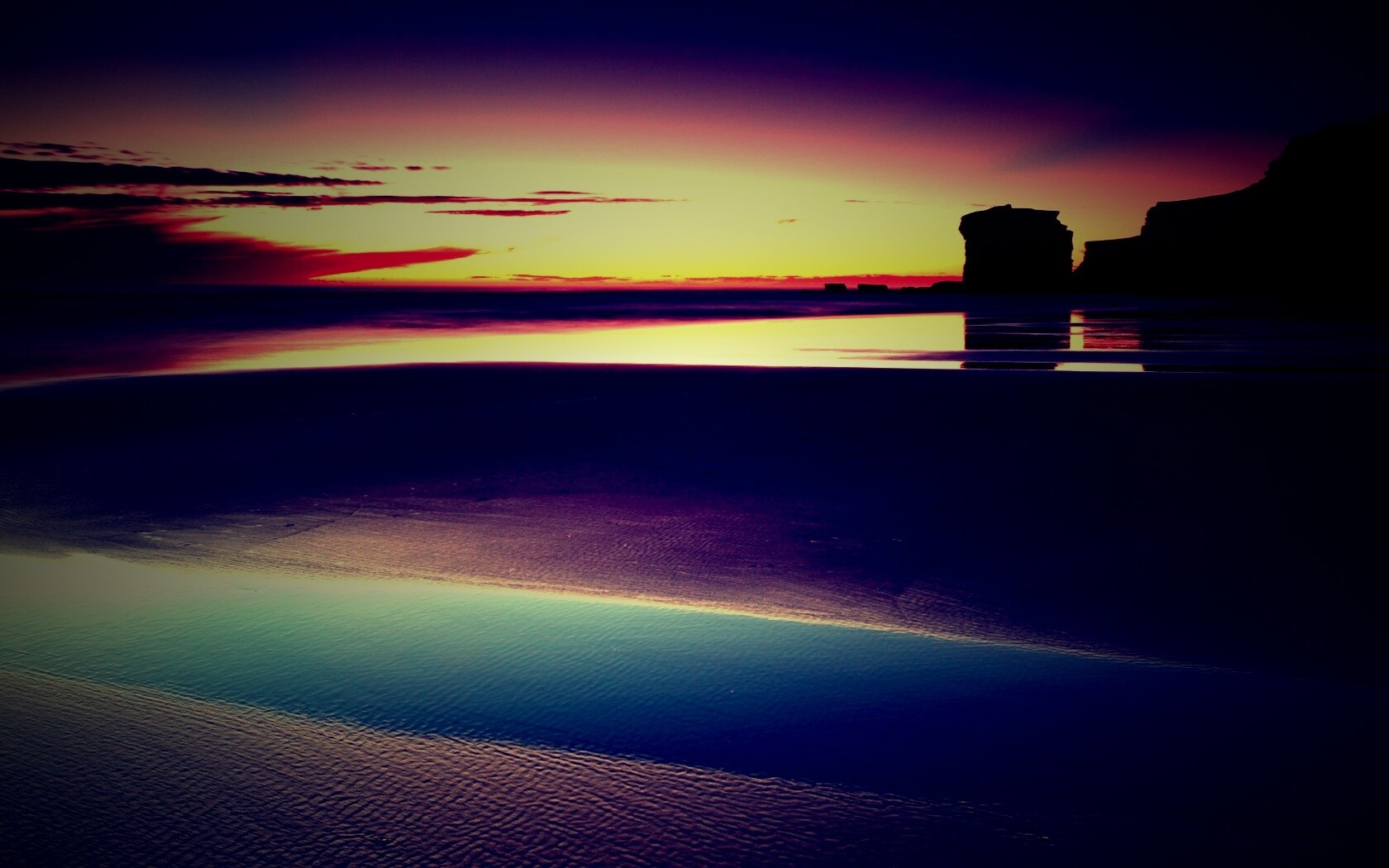 Песчанная отмель обои