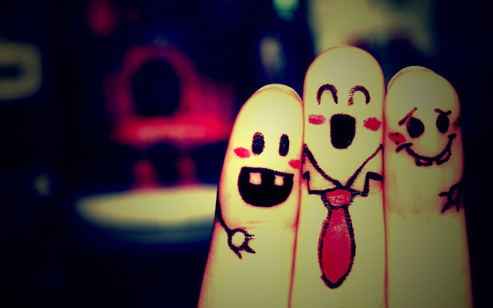 Пальцы-друзья обои