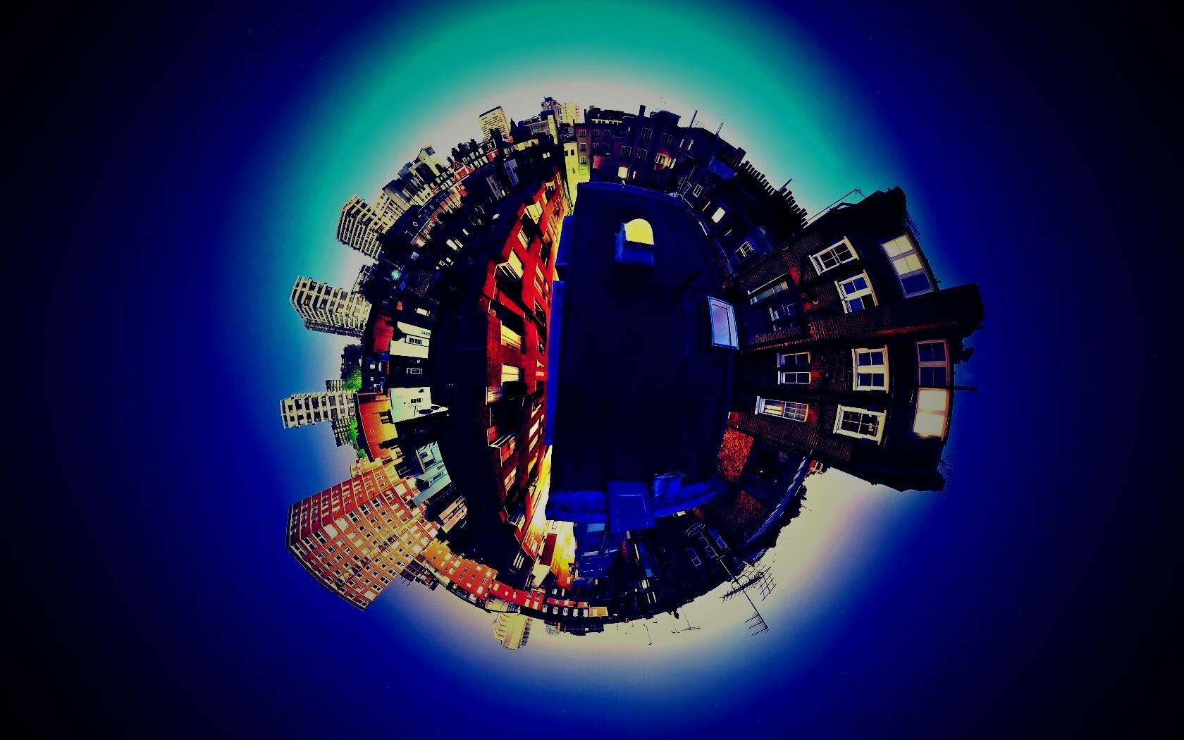 Весь город обои