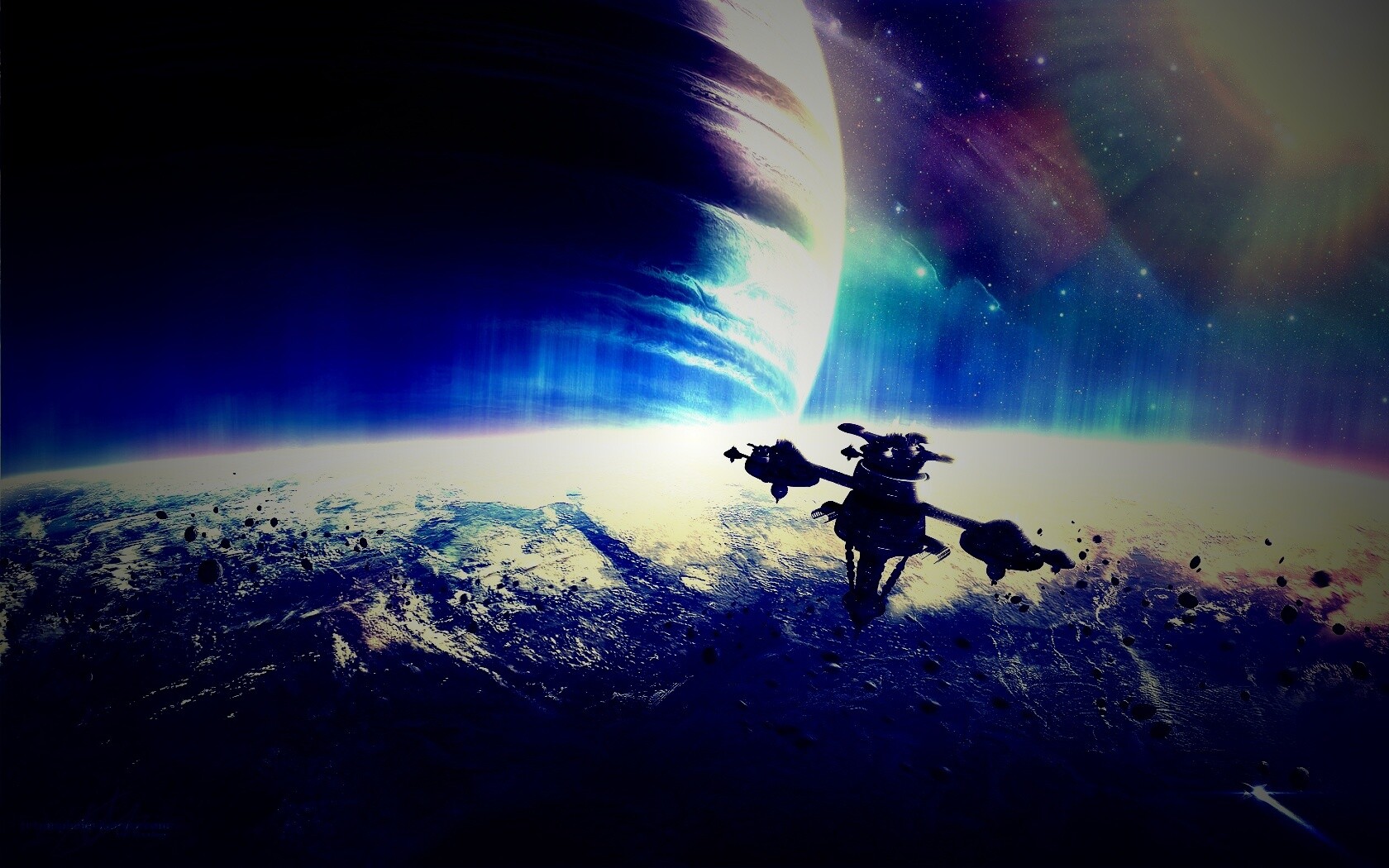 Космический корабль обои