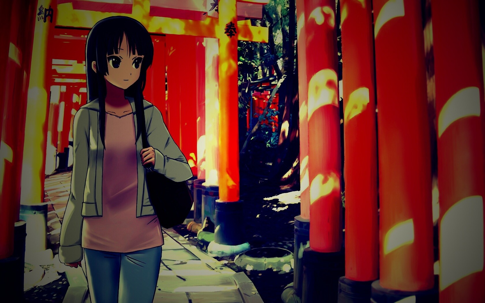 Акияма Мио обои