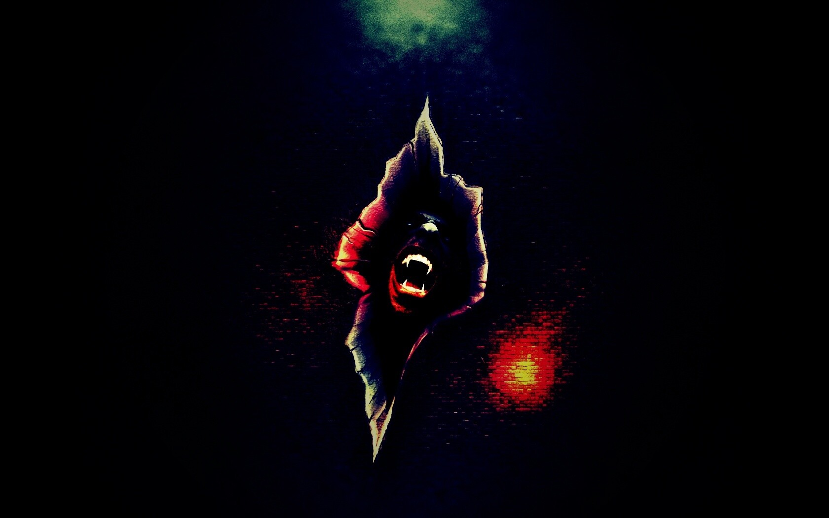 Монстр из ращелины обои