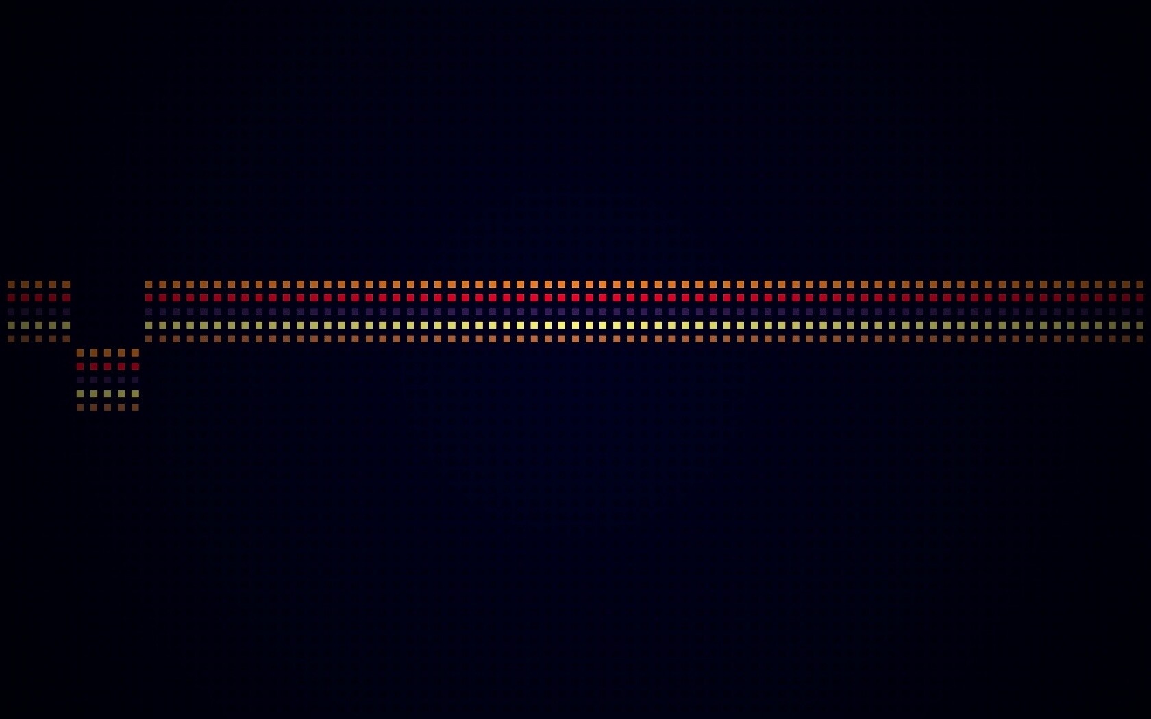 Пиксельная радуга обои