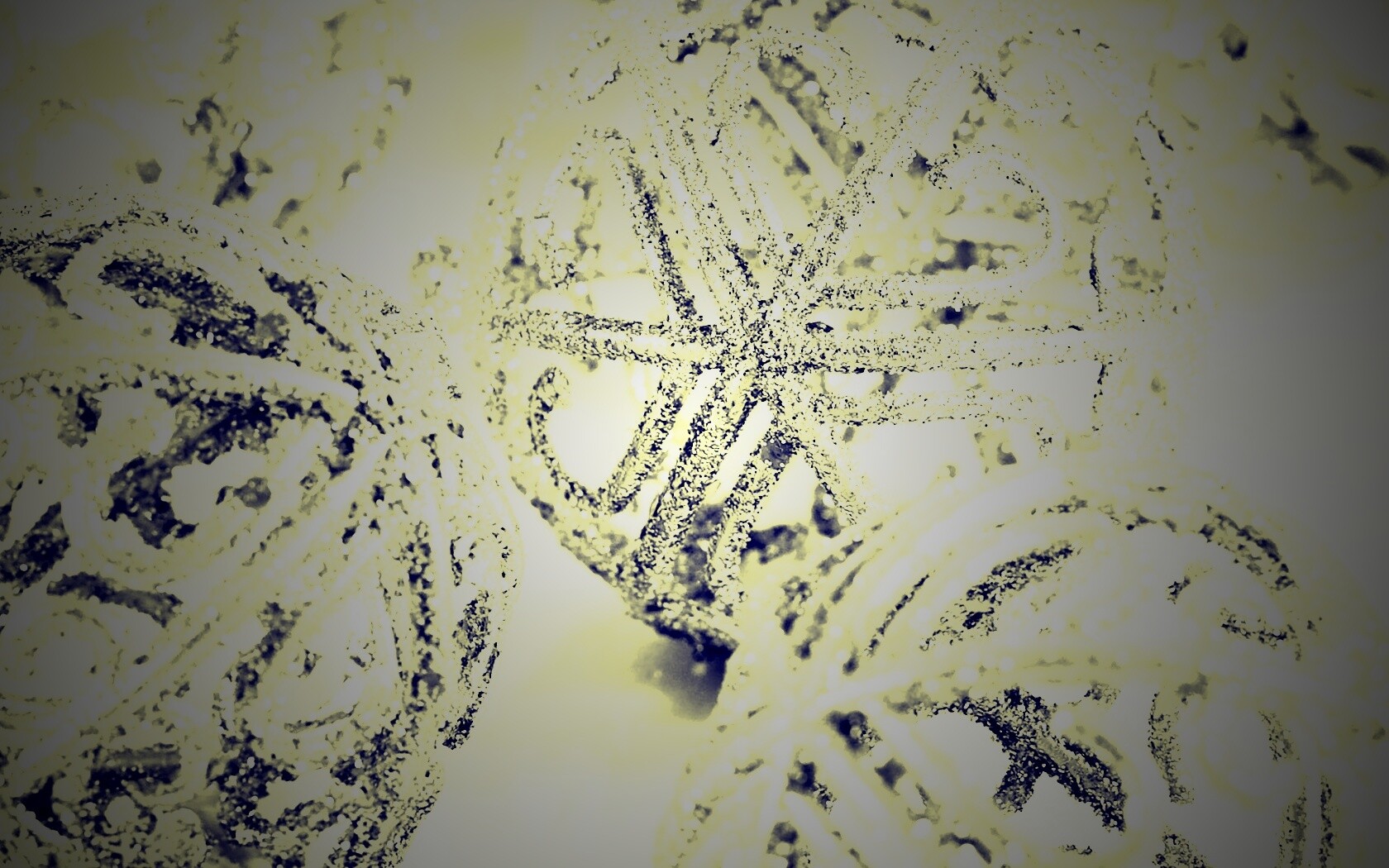 Серебрянные новогодние шары обои