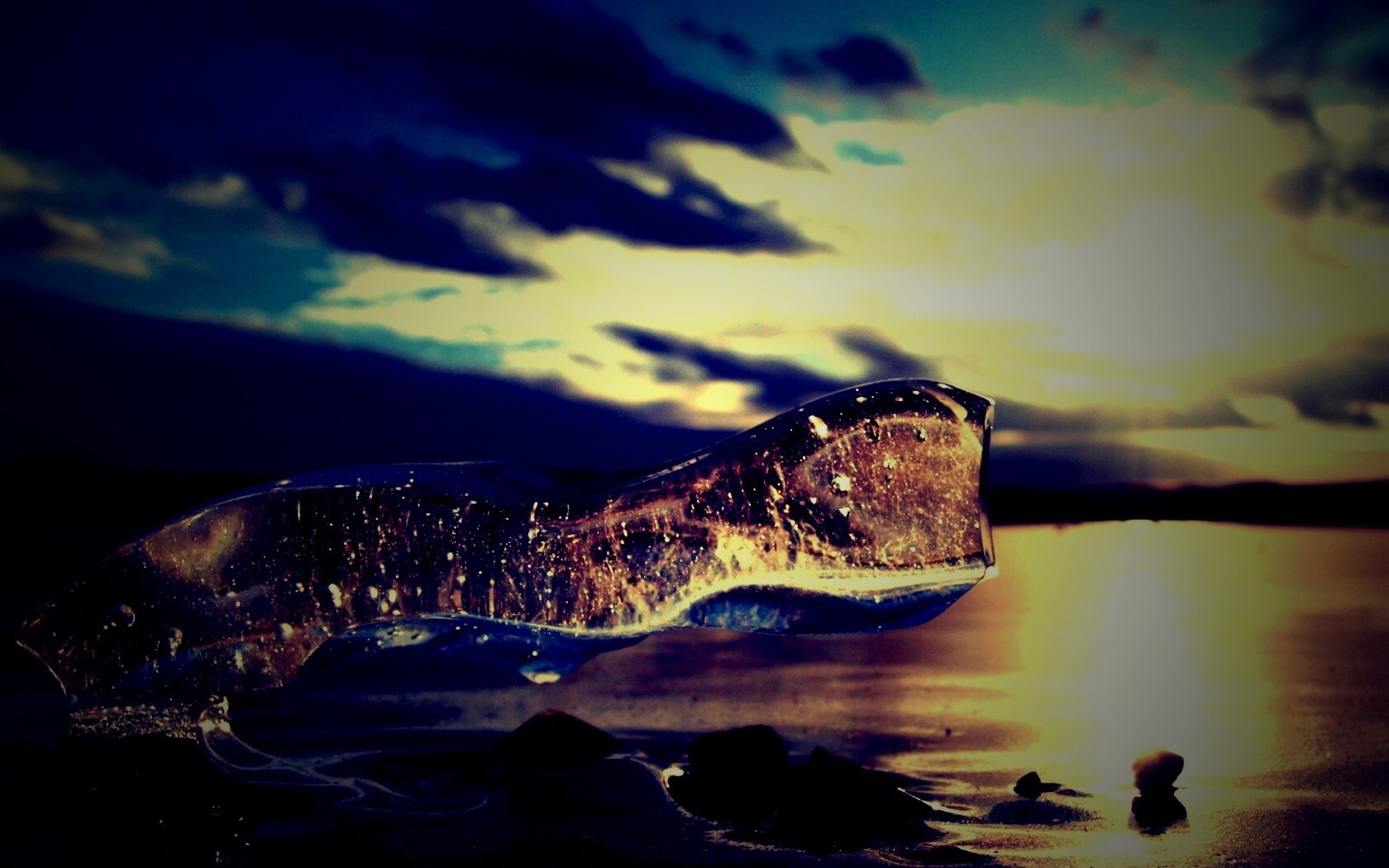 Водяная абстракция обои