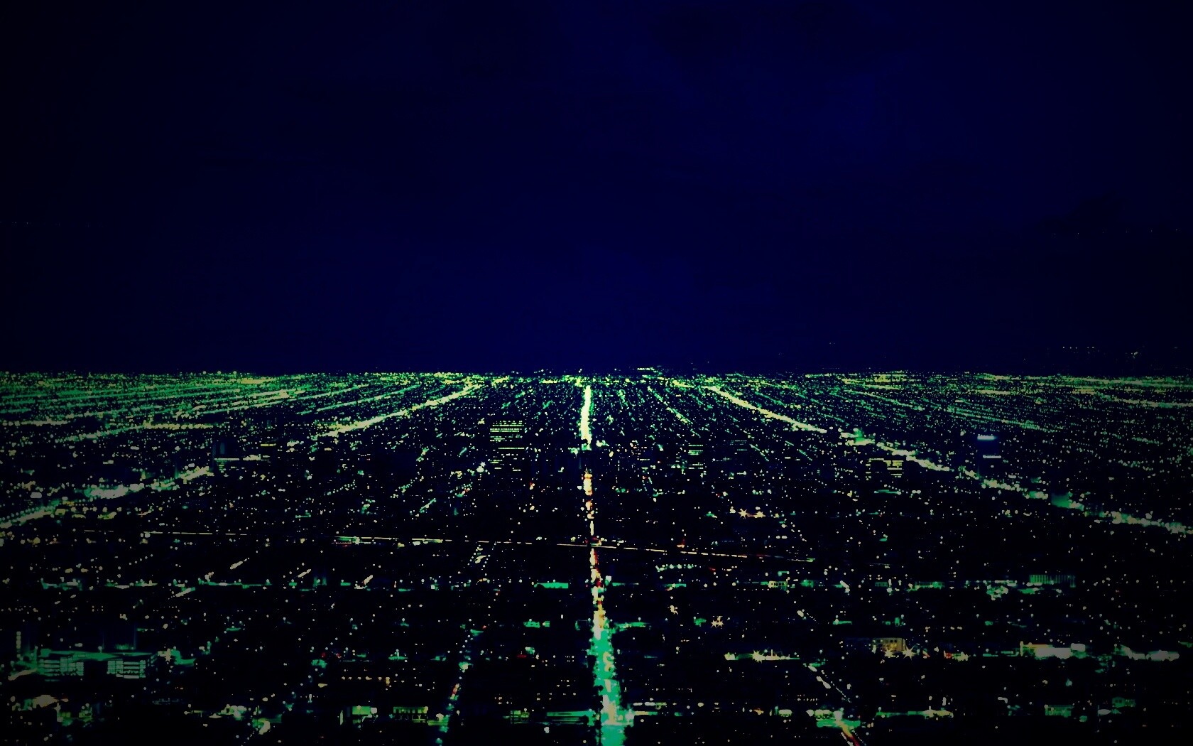 Вид на город с высоты обои