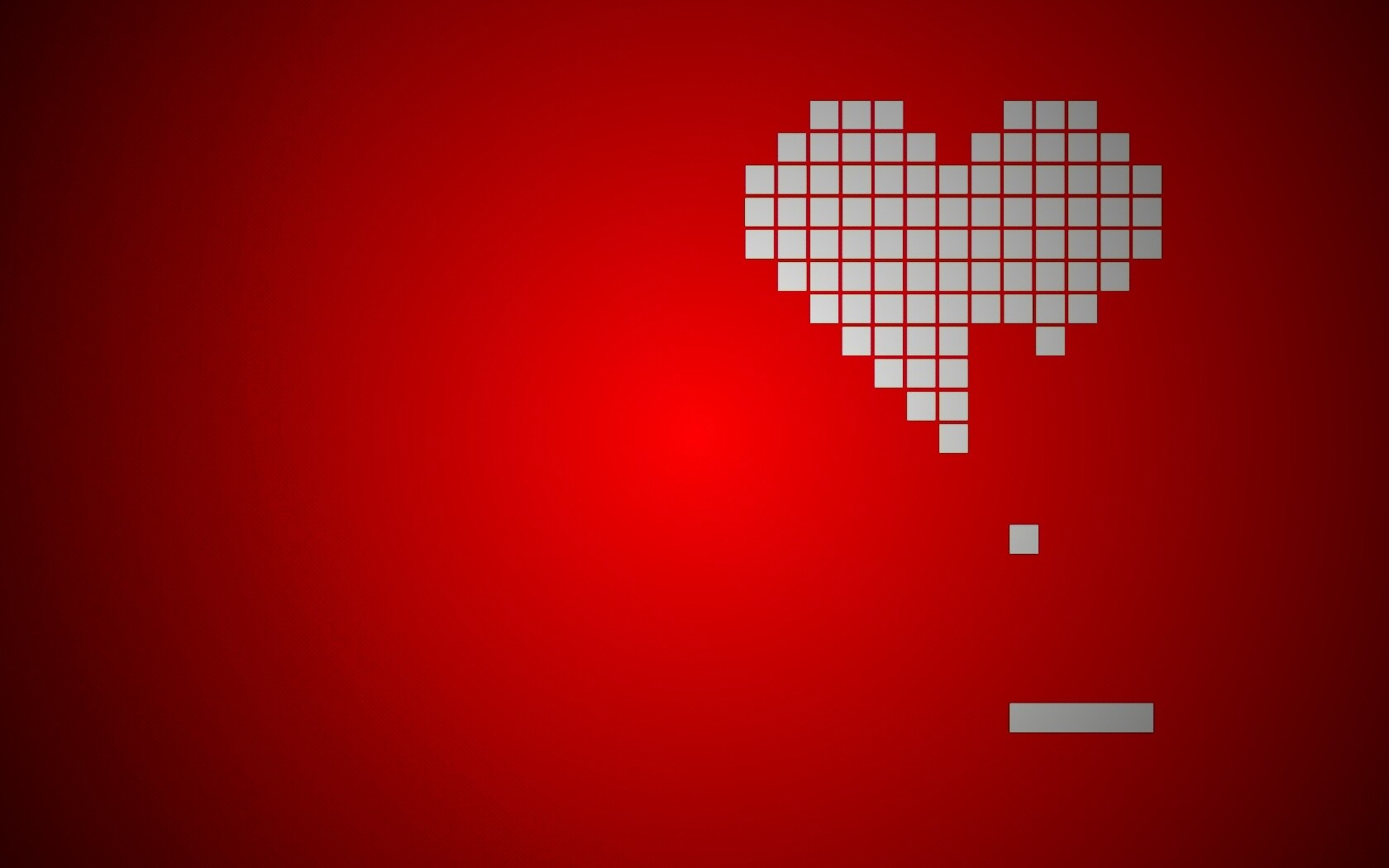 Уровень в виде сердца обои