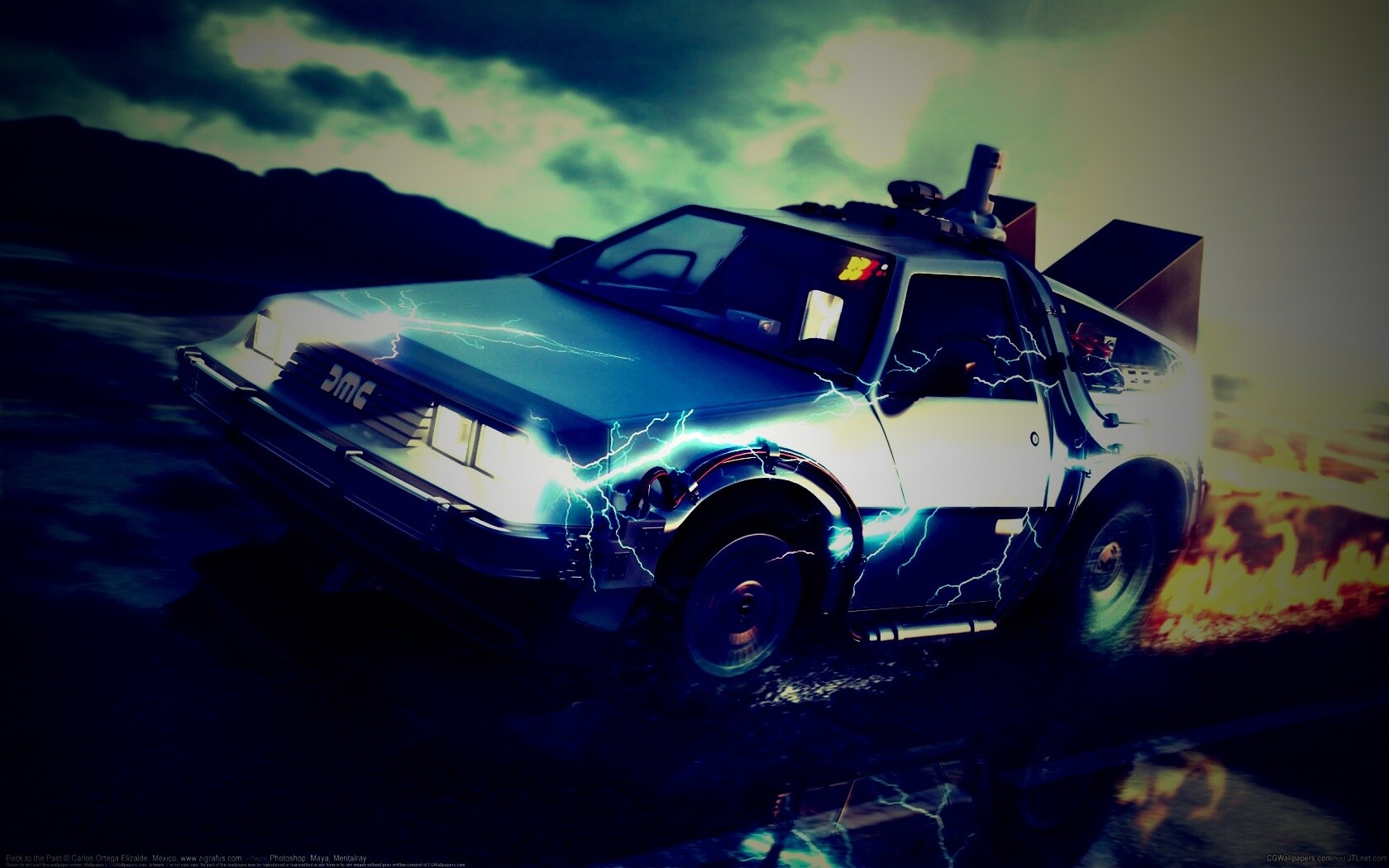 Машина времени обои