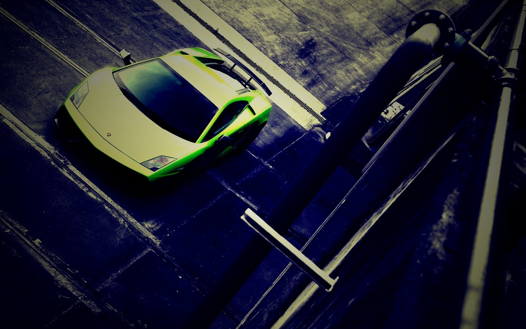 Зелёный Ламбо обои