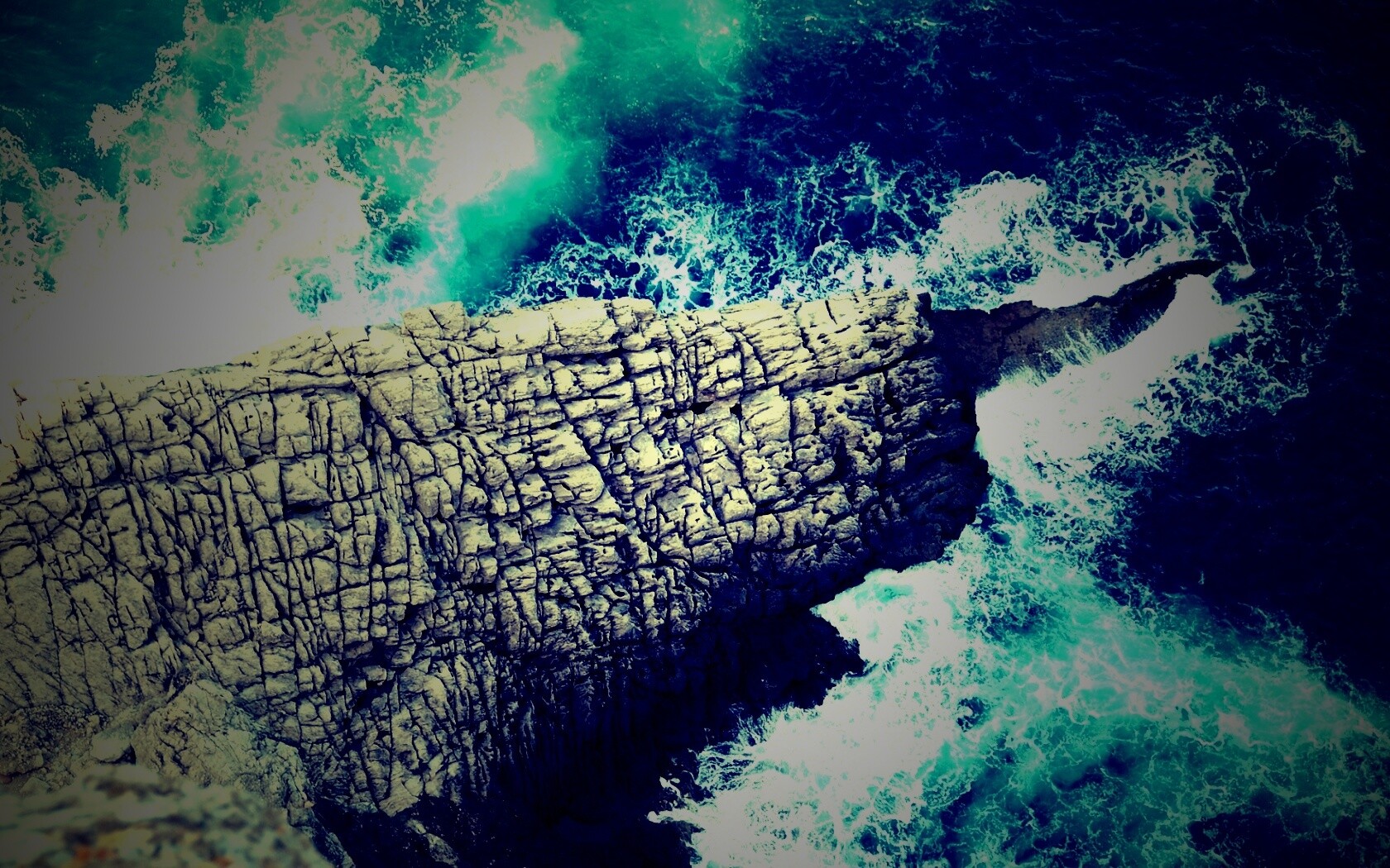 Водораздел в море обои