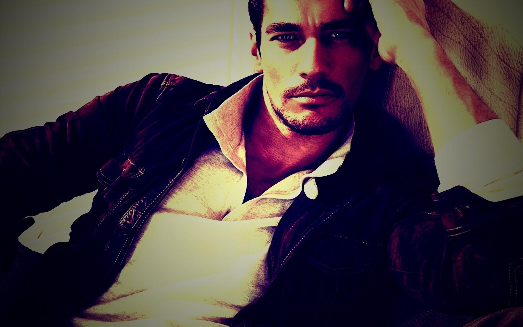 Парень в куртке обои