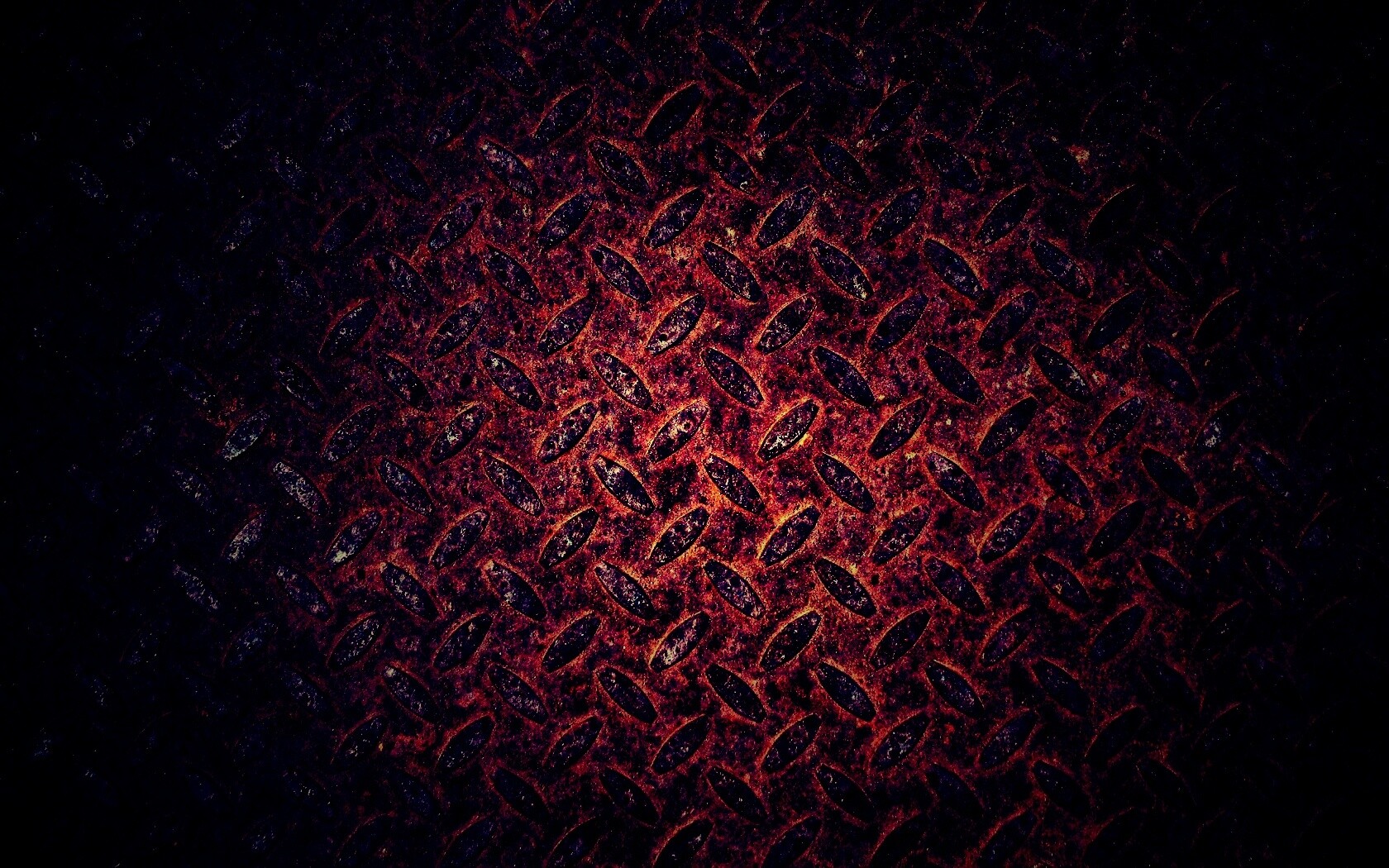 Ржавый перфорированный стальной лист обои