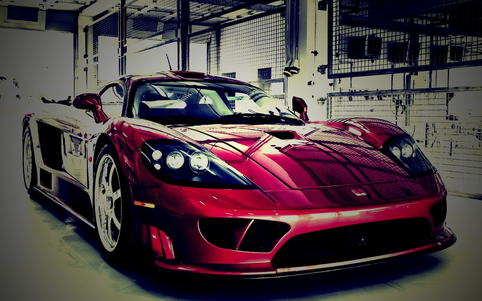 Суперкар бордового цвета обои