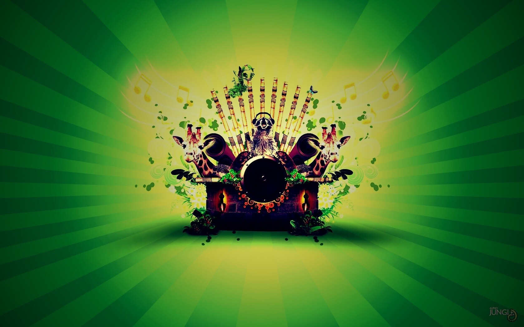 Музыка джунглей обои