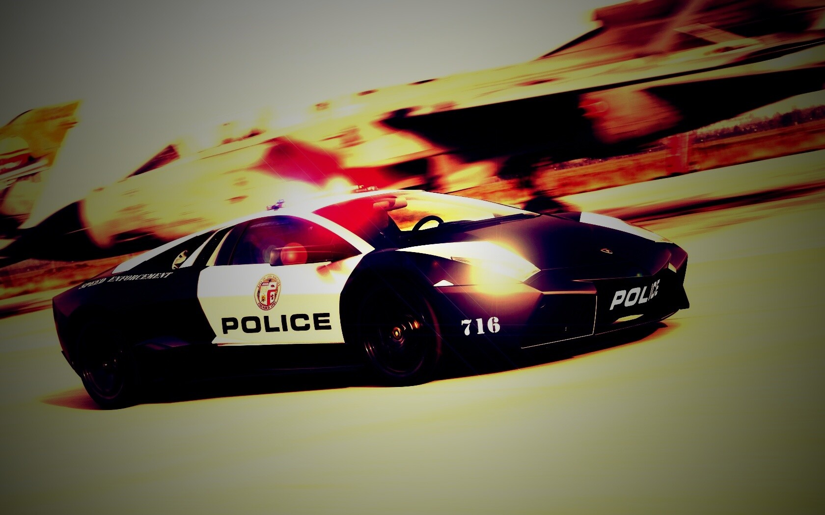Полицейска Lamborghini из NFS обои