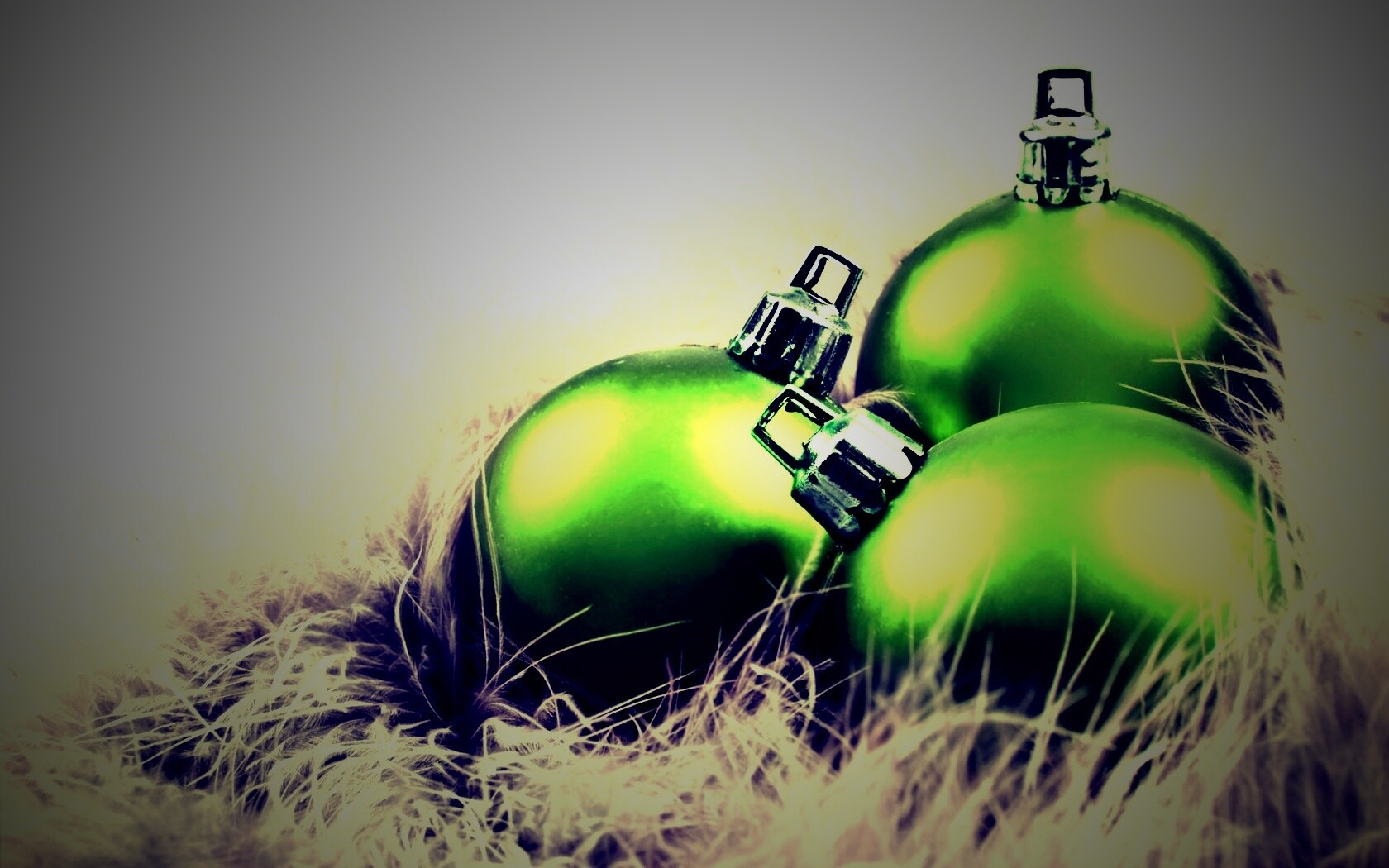 Новогодние шарики обои