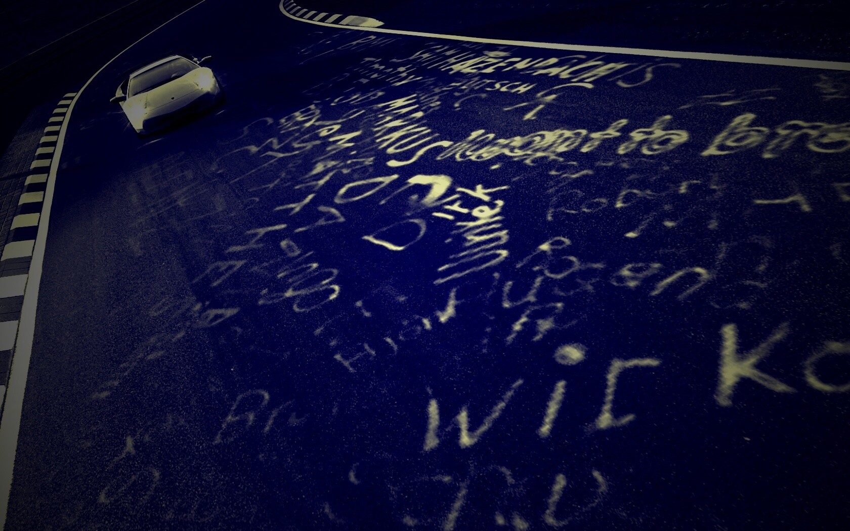 Lamborghini на треке в Grand Turismo 5 обои