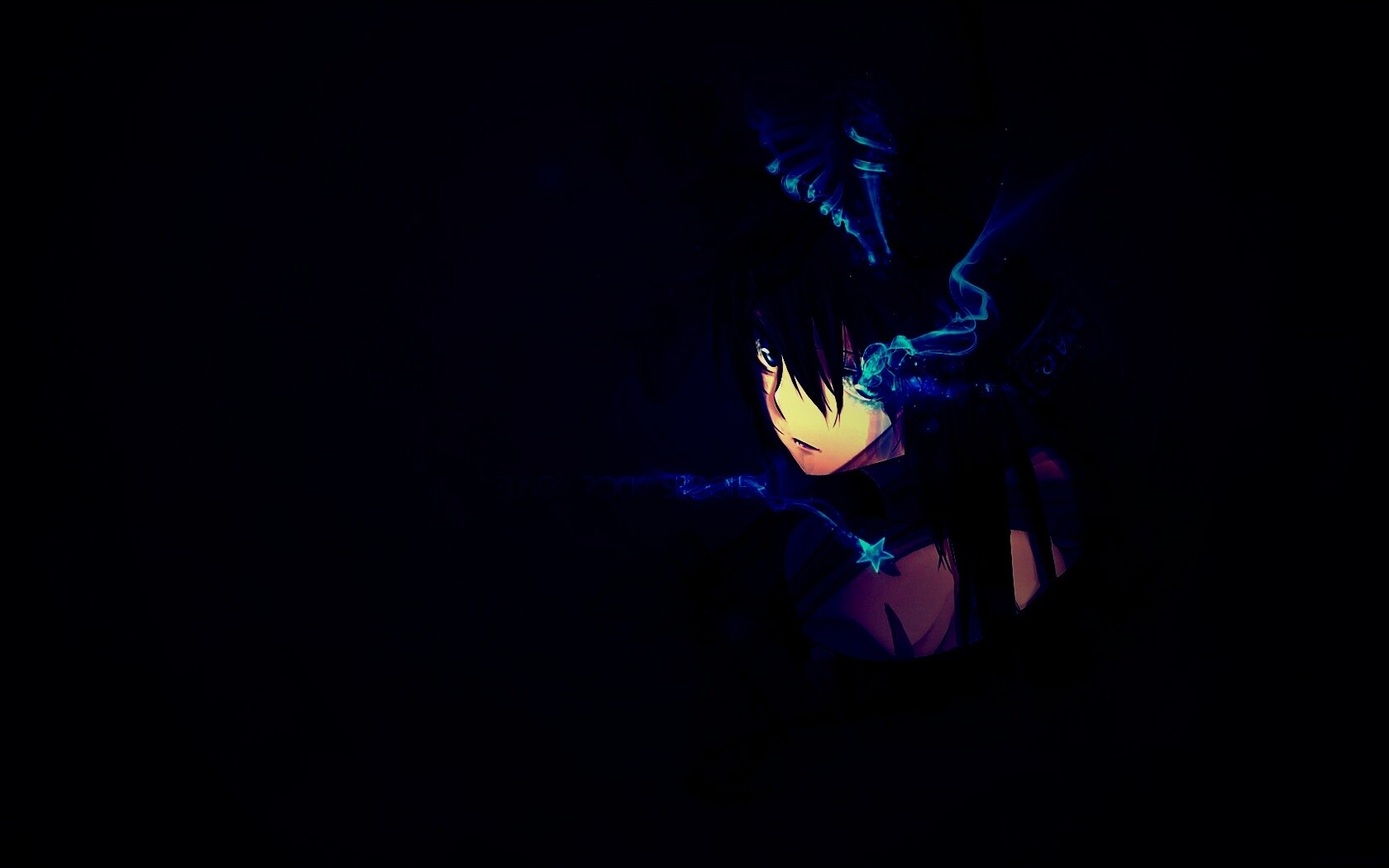 Black rock shooter обои