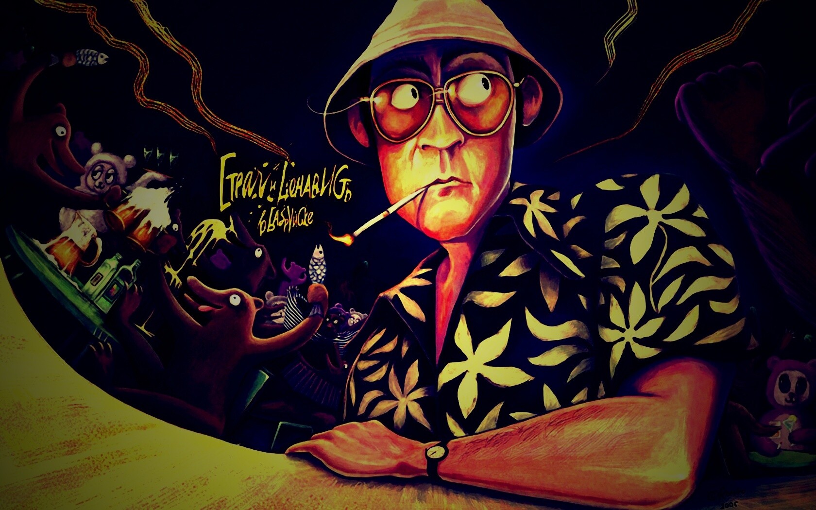 Страх и ненависть в Лас-Вегасе обои