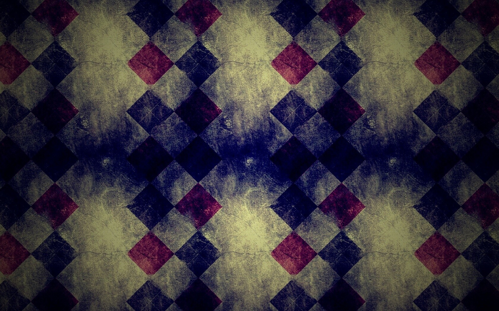 Клетчатый пол обои