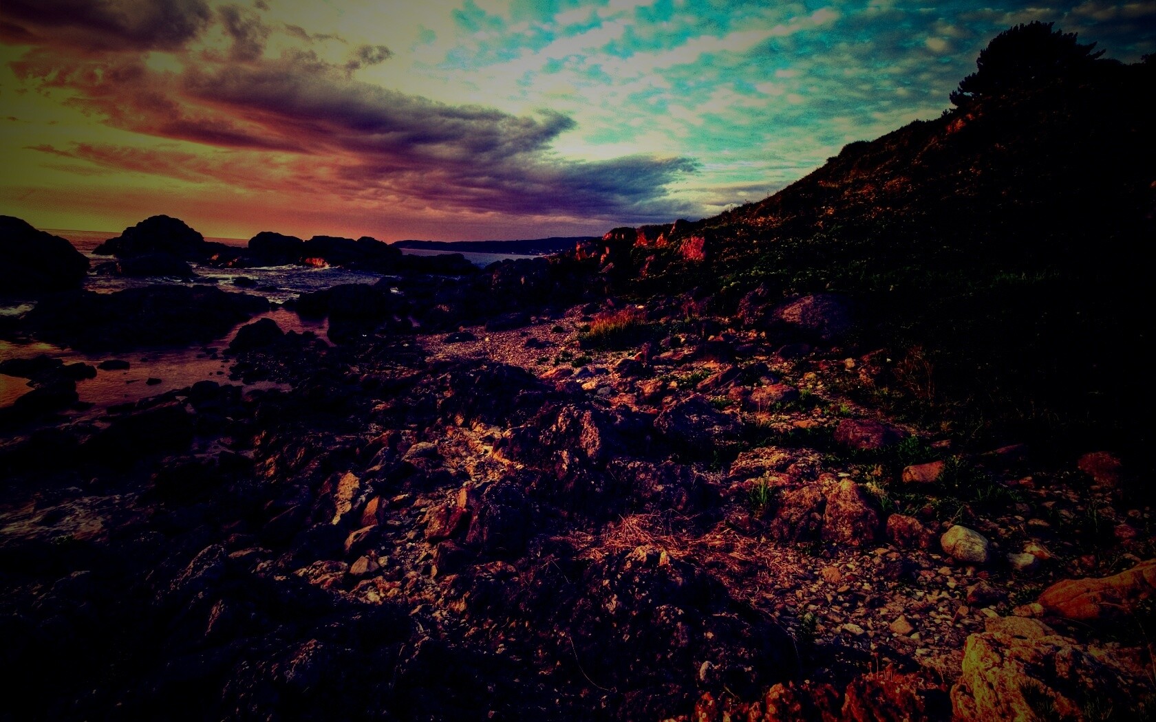 Камни, море... обои