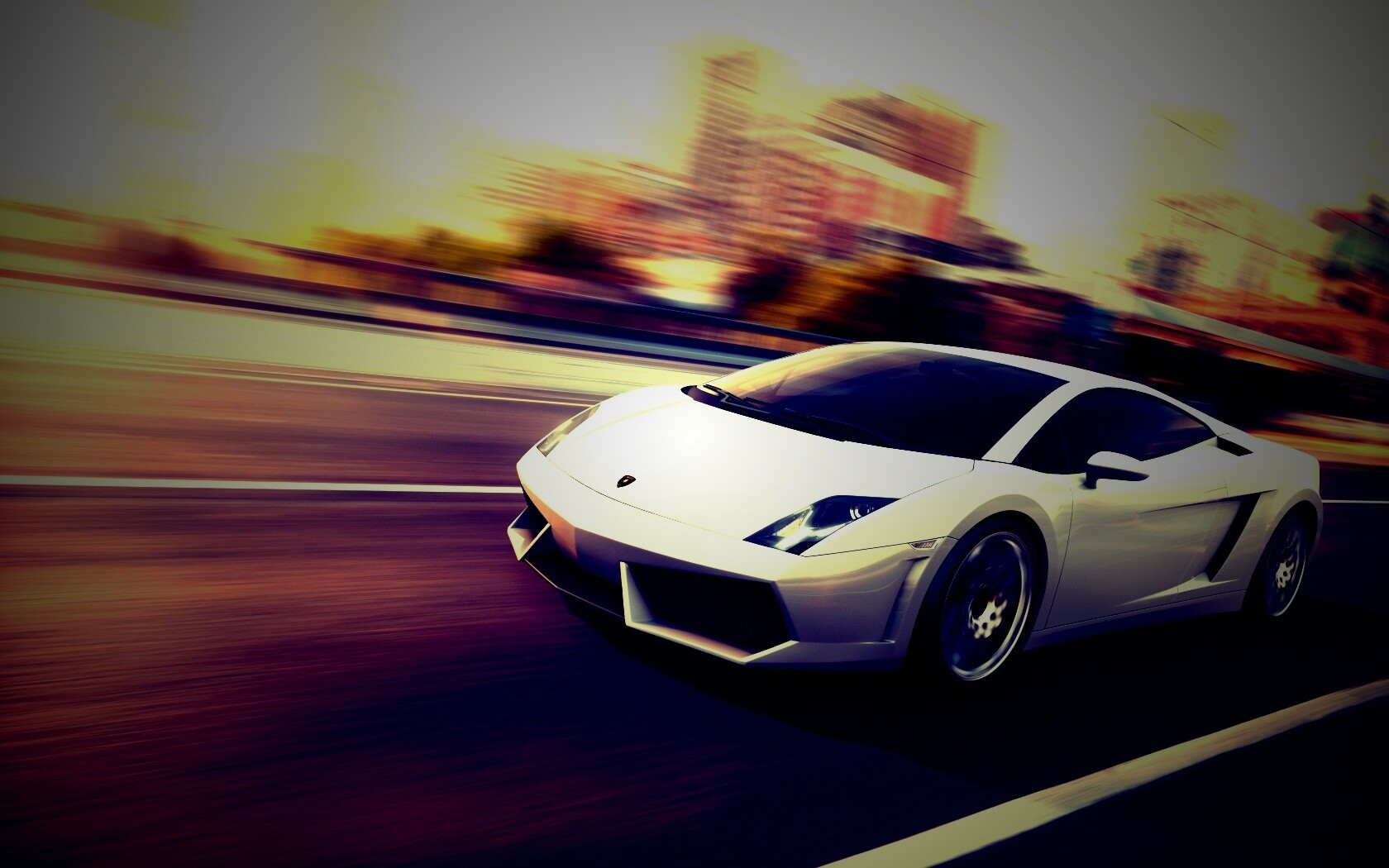 Серый Ламборджини обои