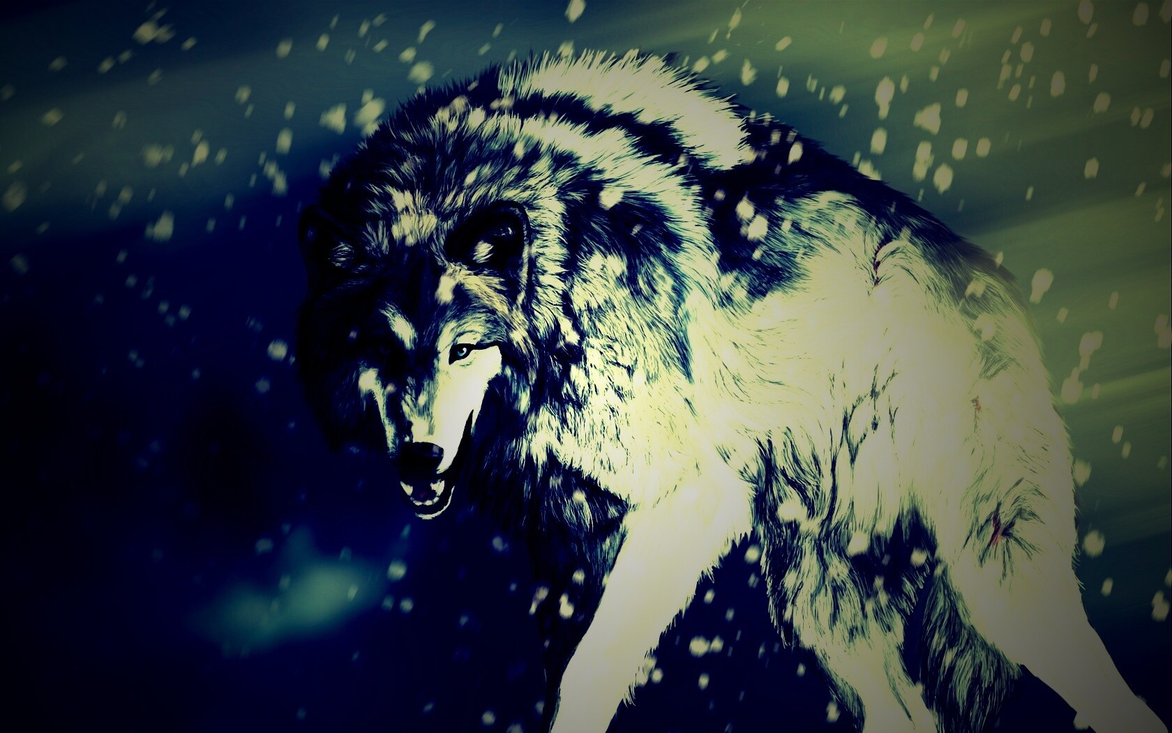 Охота на волка обои