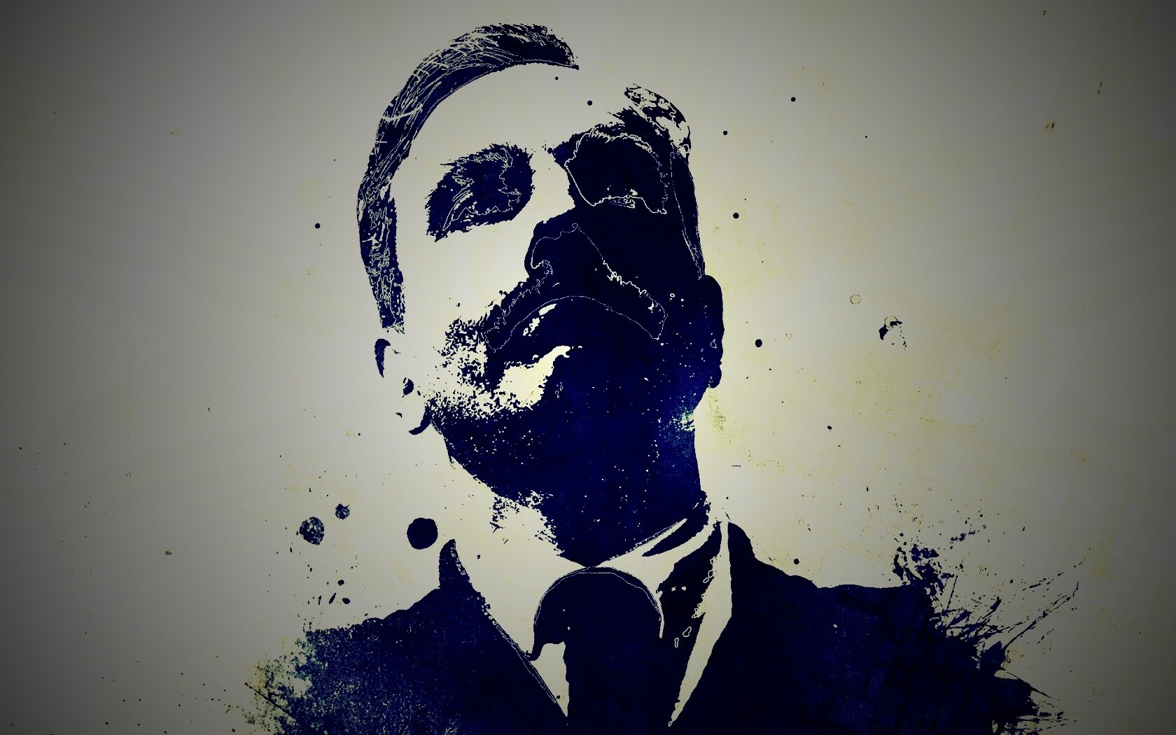 Мужчина в костюме обои