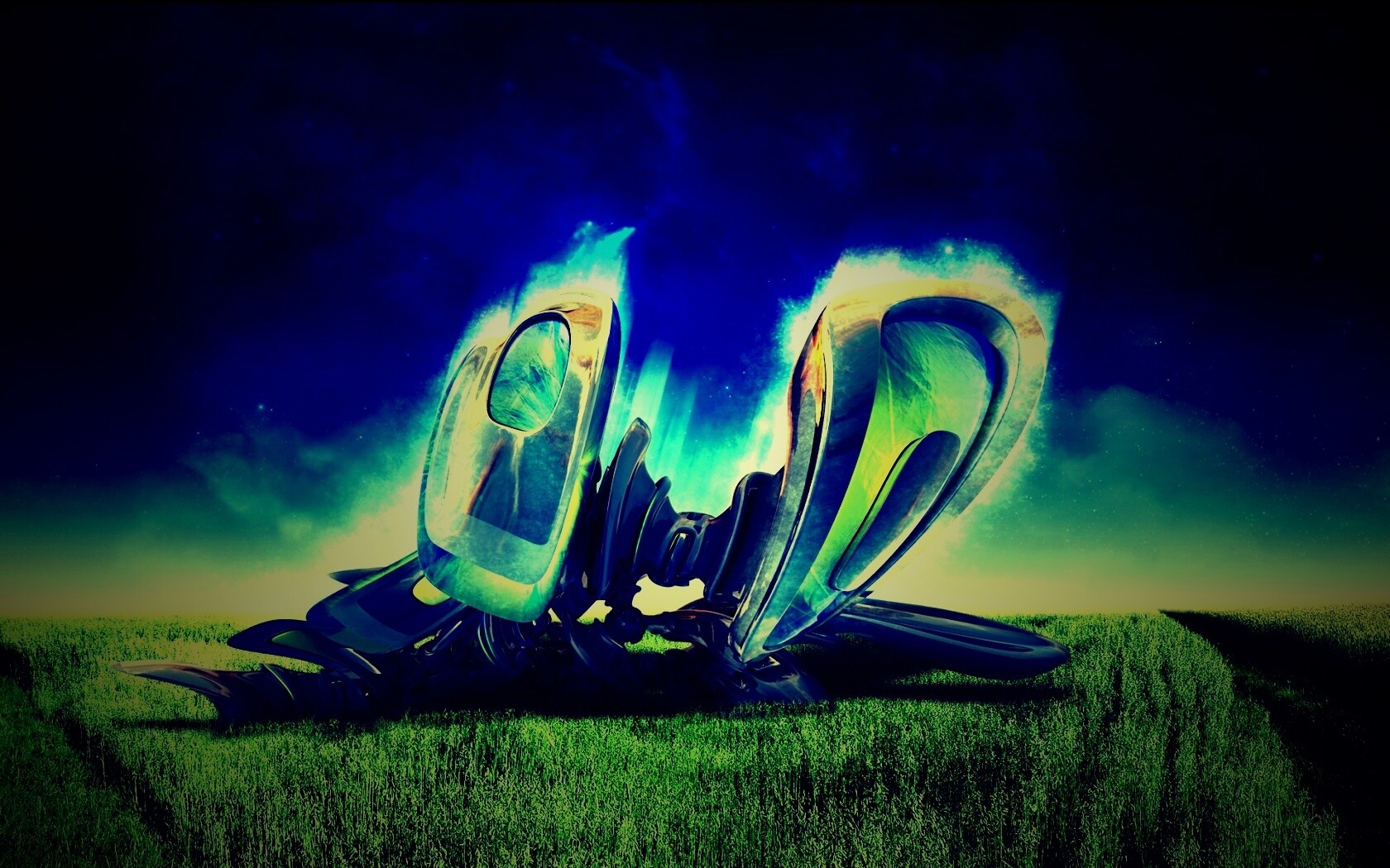 Нечто в поле обои