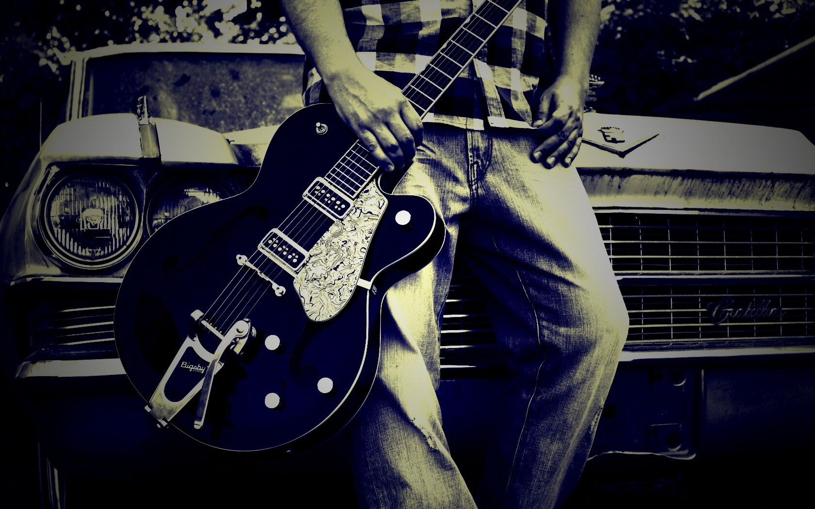 Gretsch и Cadillac обои