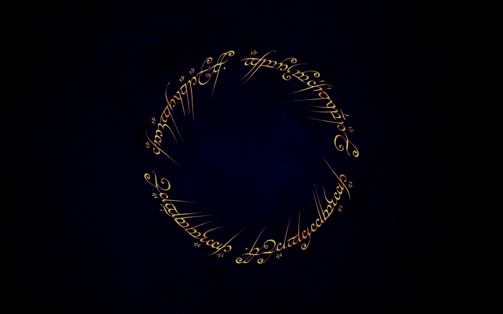 Кольцо всевластья - узор обои