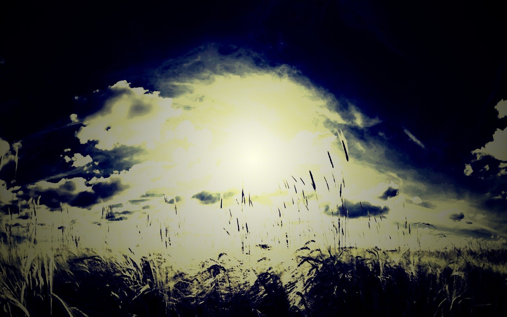 Сюрреалистичная трава обои