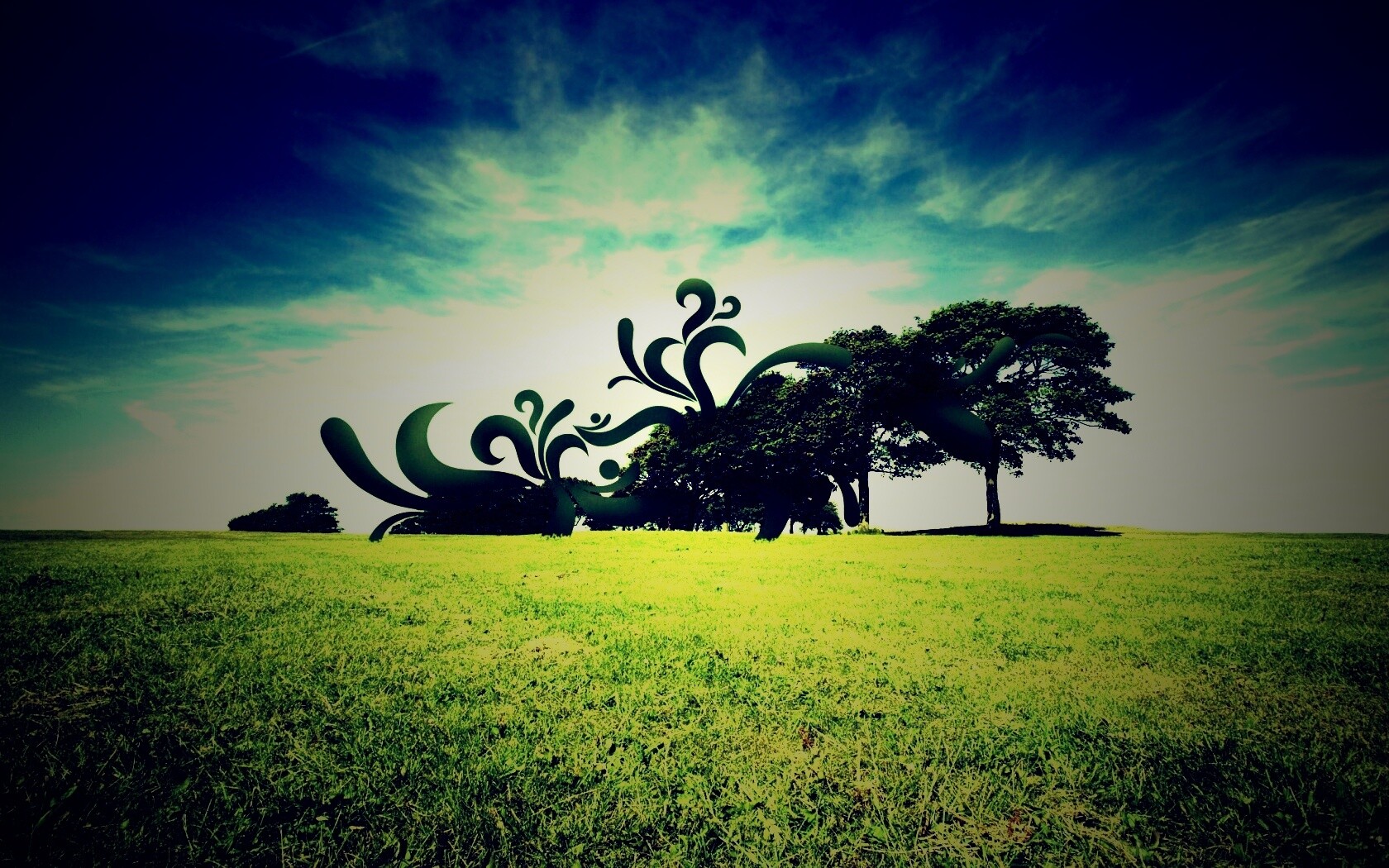 На равнине обои