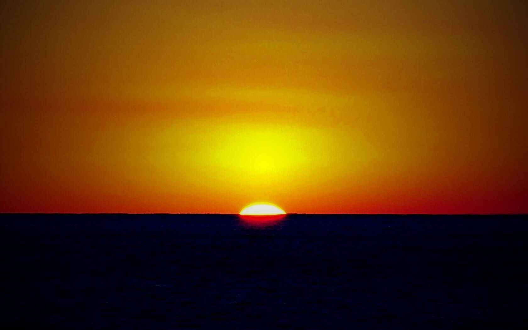 Идеальный закат обои