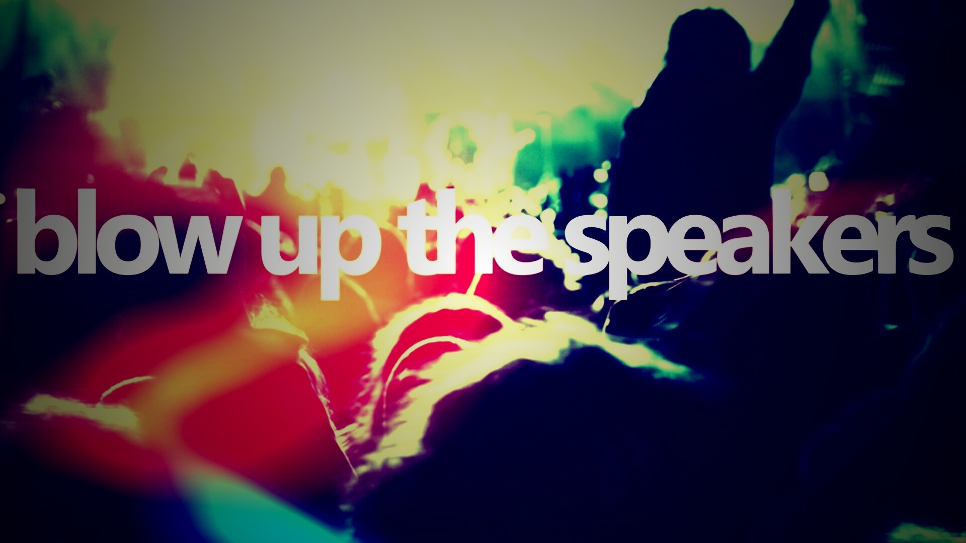 Blow up the speakers обои