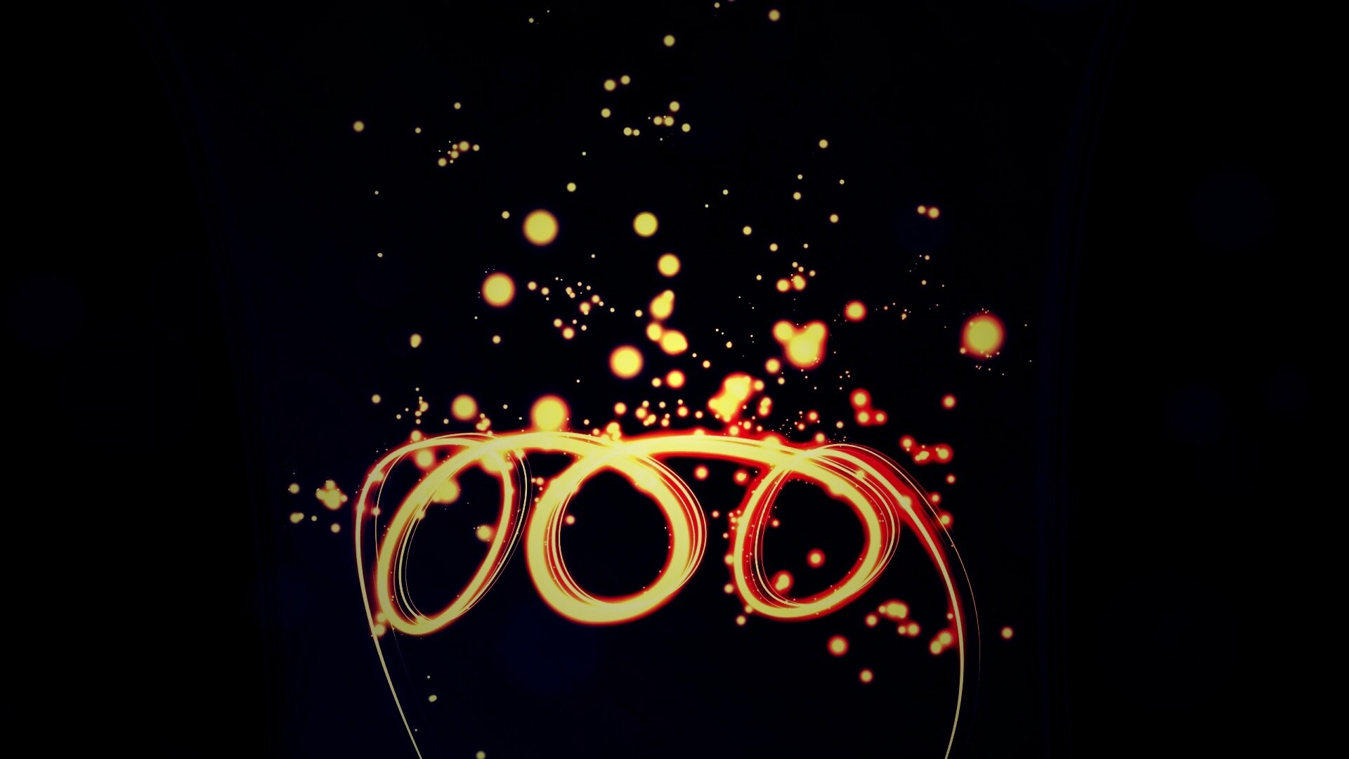 Огненные кольца обои