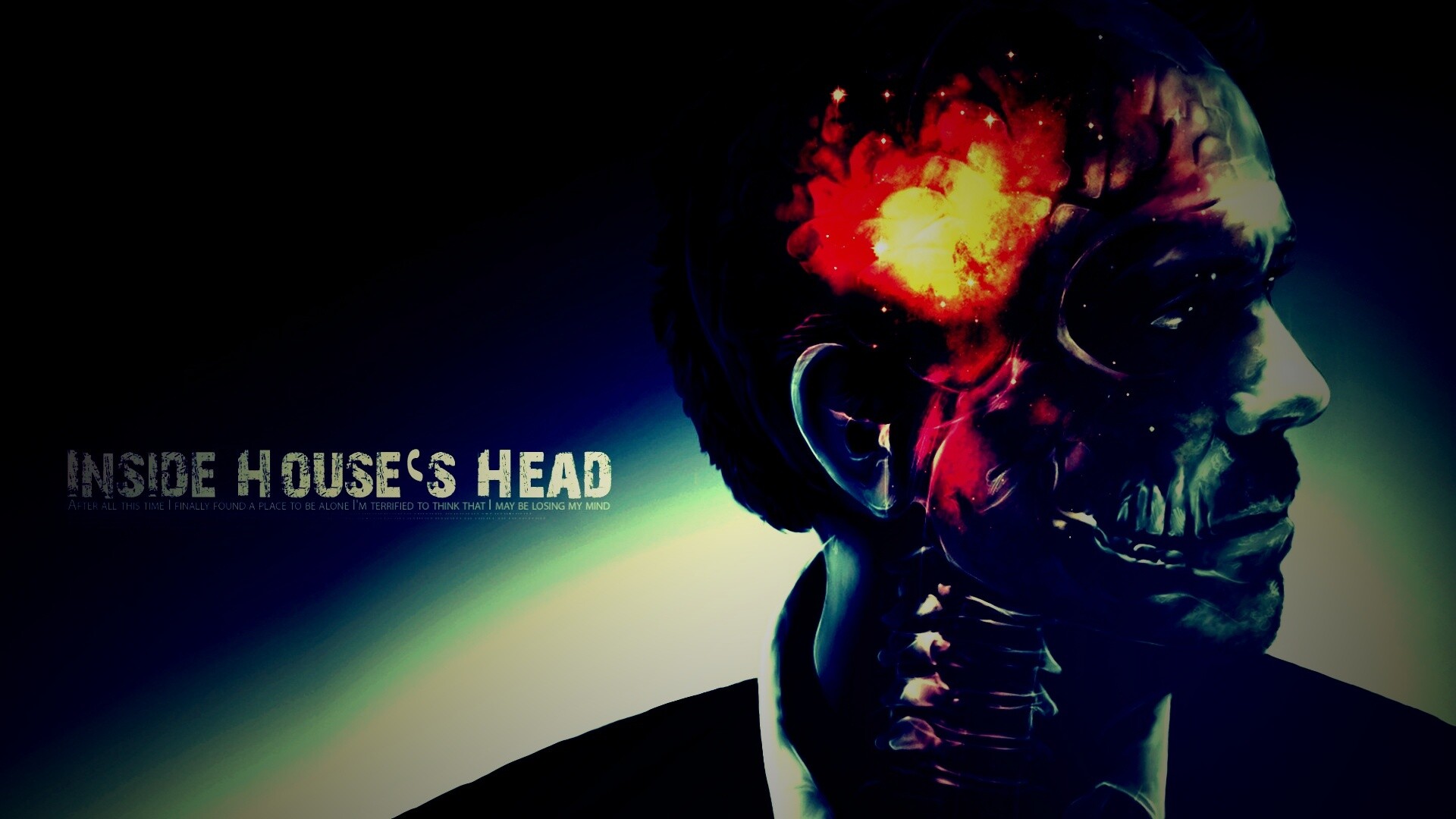 В голове доктора Хауса обои