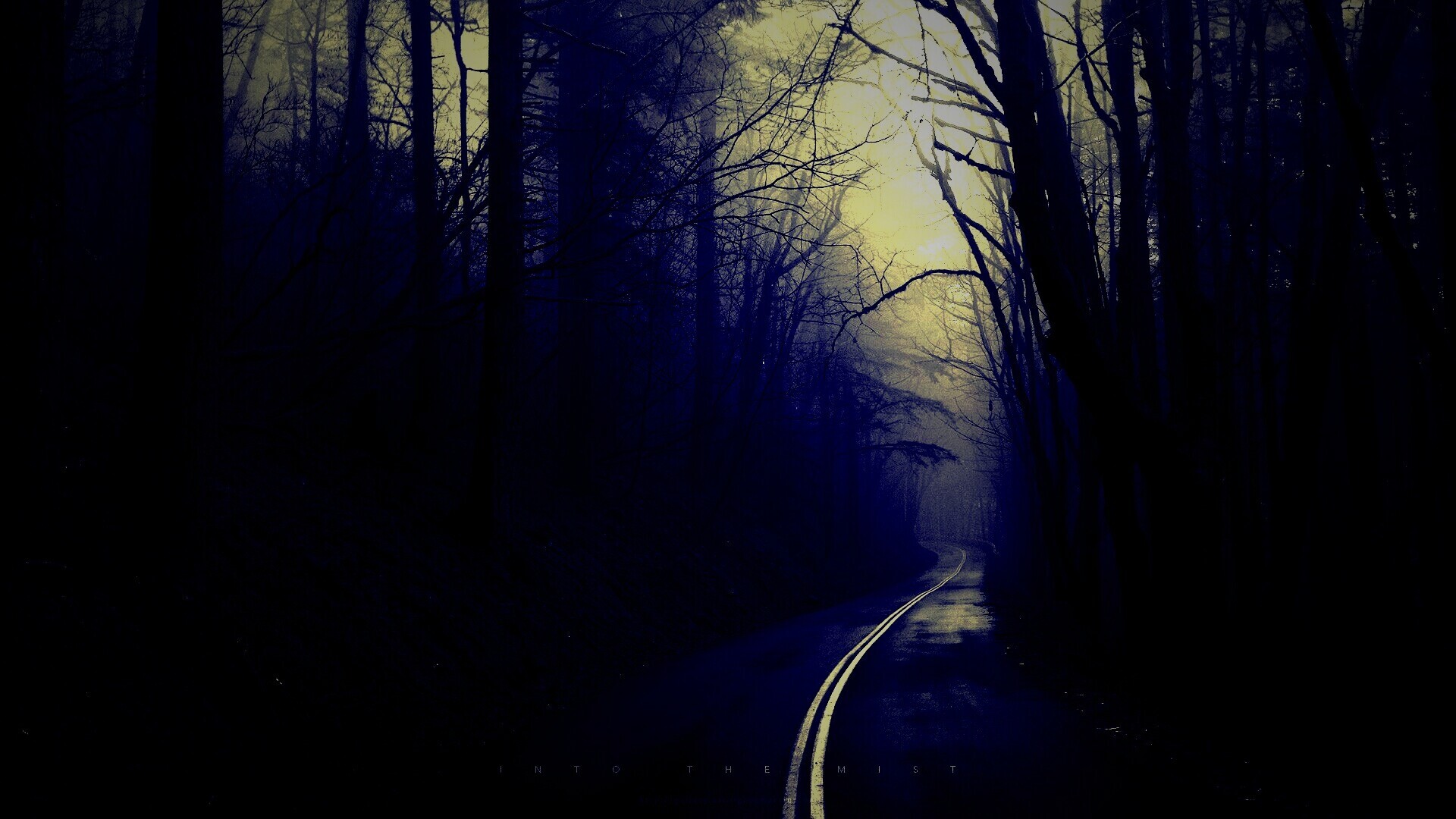 В туман обои