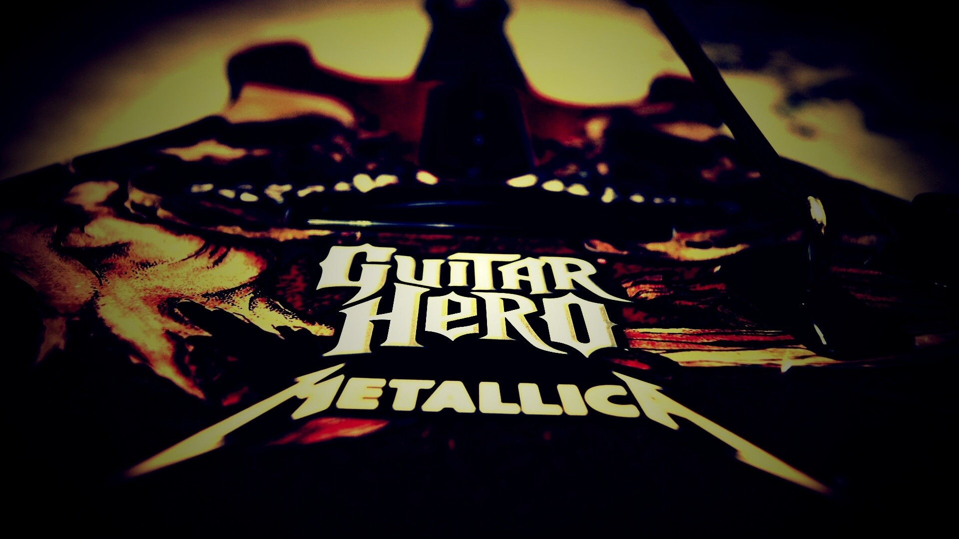 Контролер для Guitar Hero с Металликой обои