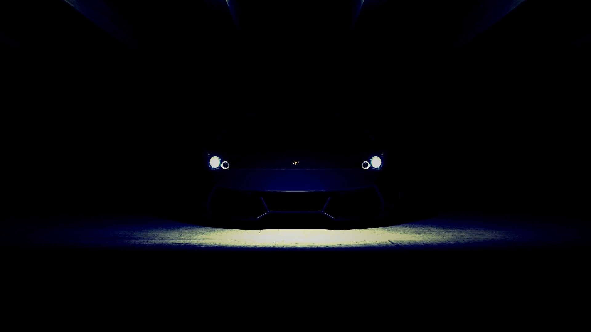 Ламборджини во тьме обои