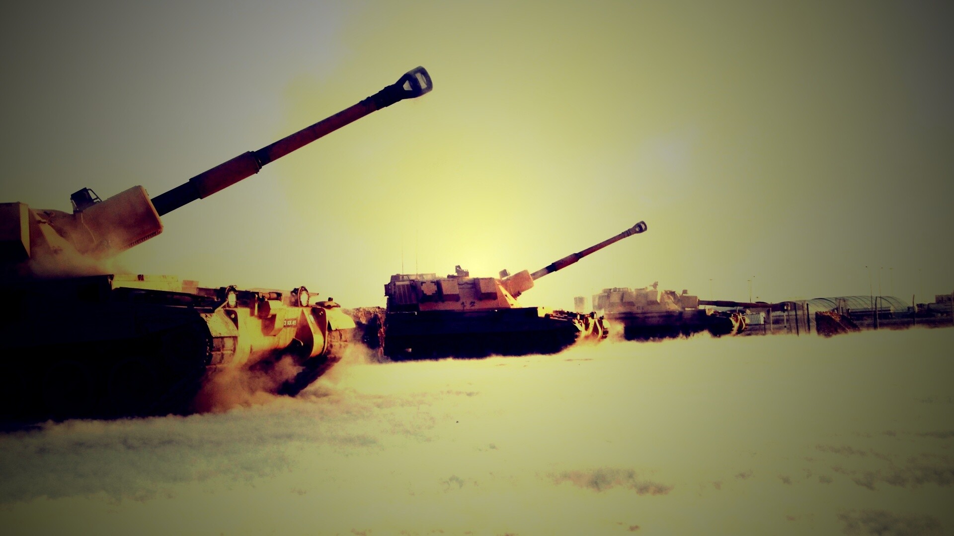 Британская самоходная артиллериская установка обои